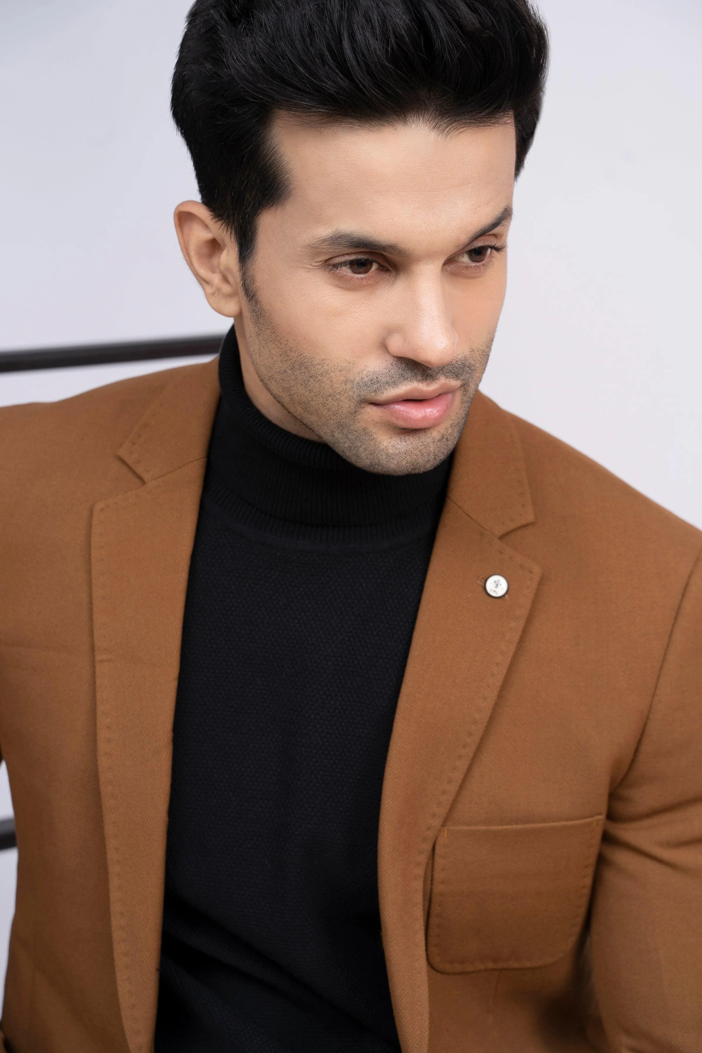 CASUAL COAT SLIM FIT CAMEL - Image 5