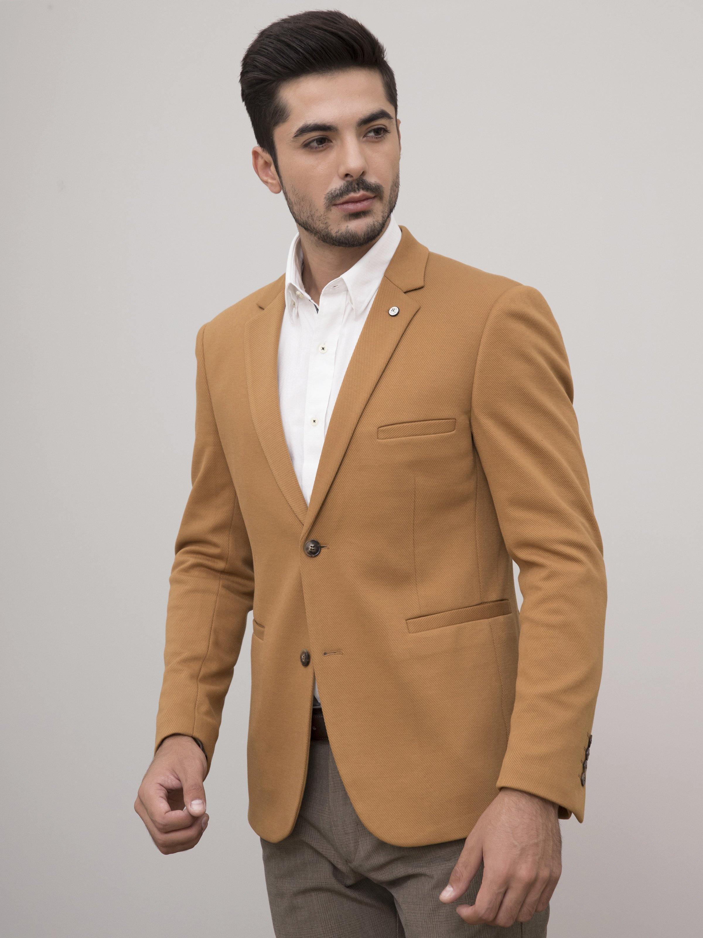 CASUAL COAT SLIM FIT CAMEL - Image 5