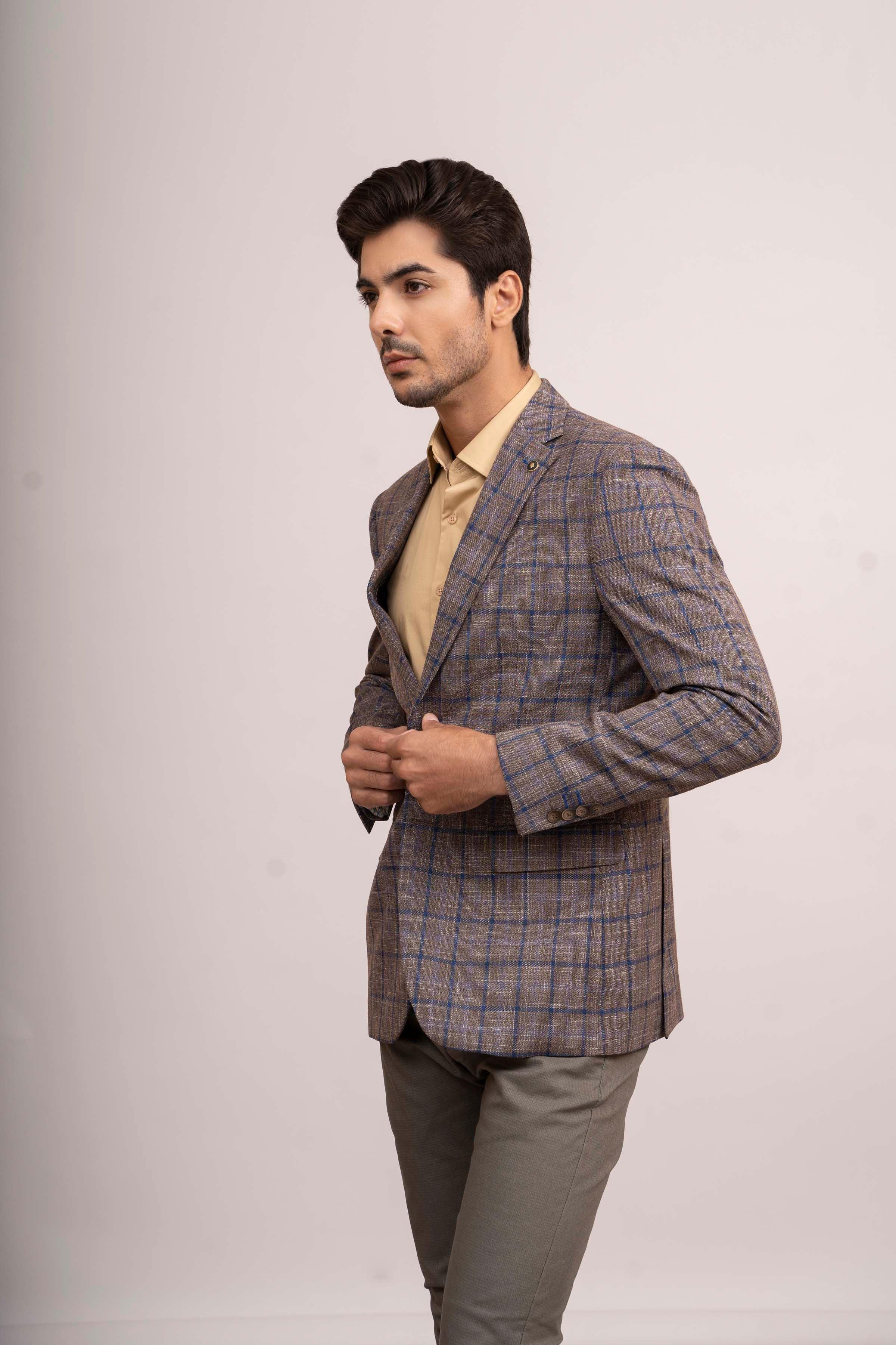 CASUAL COAT SLIM FIT DARK KHAKI - Image 2