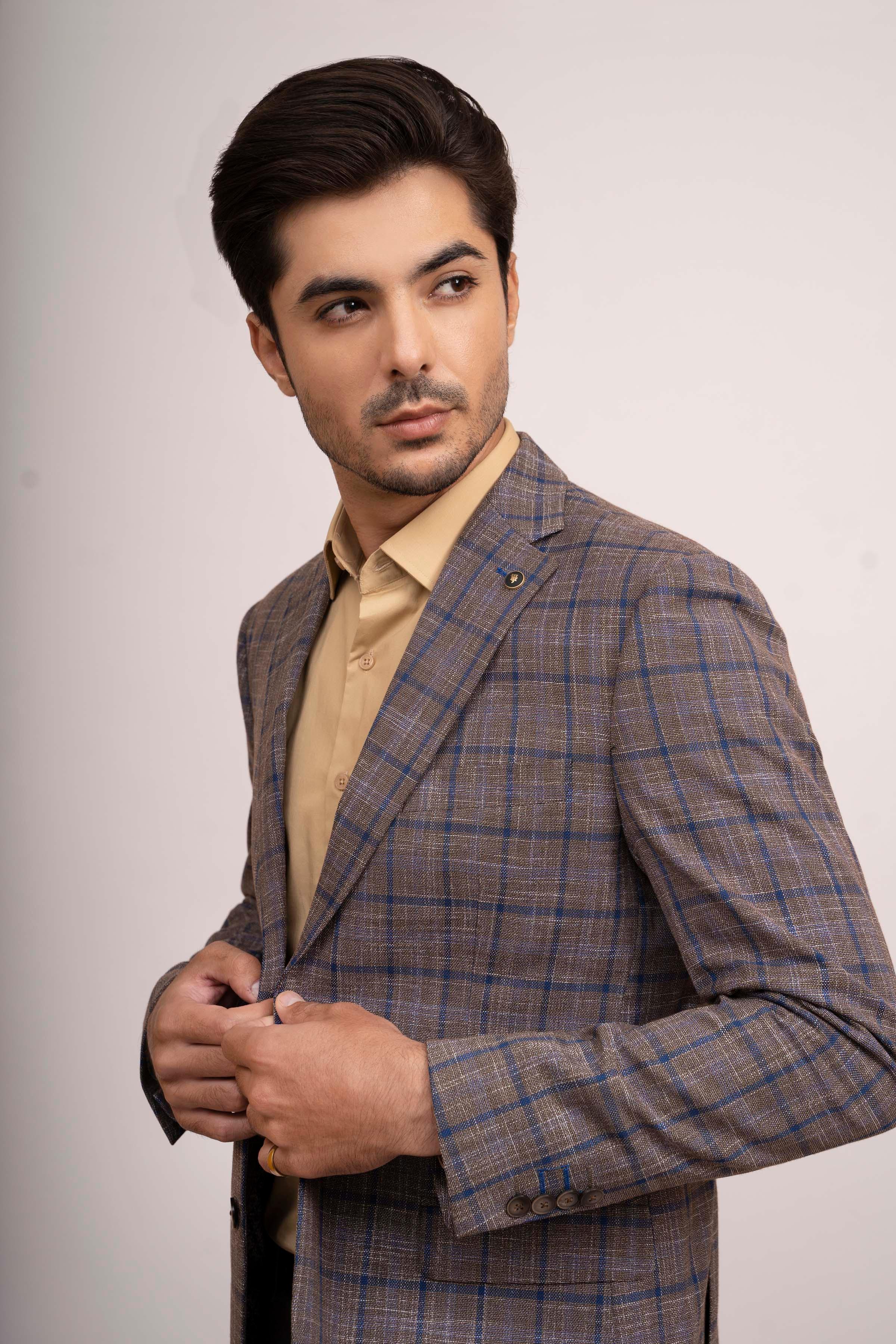 CASUAL COAT SLIM FIT DARK KHAKI - Image 4