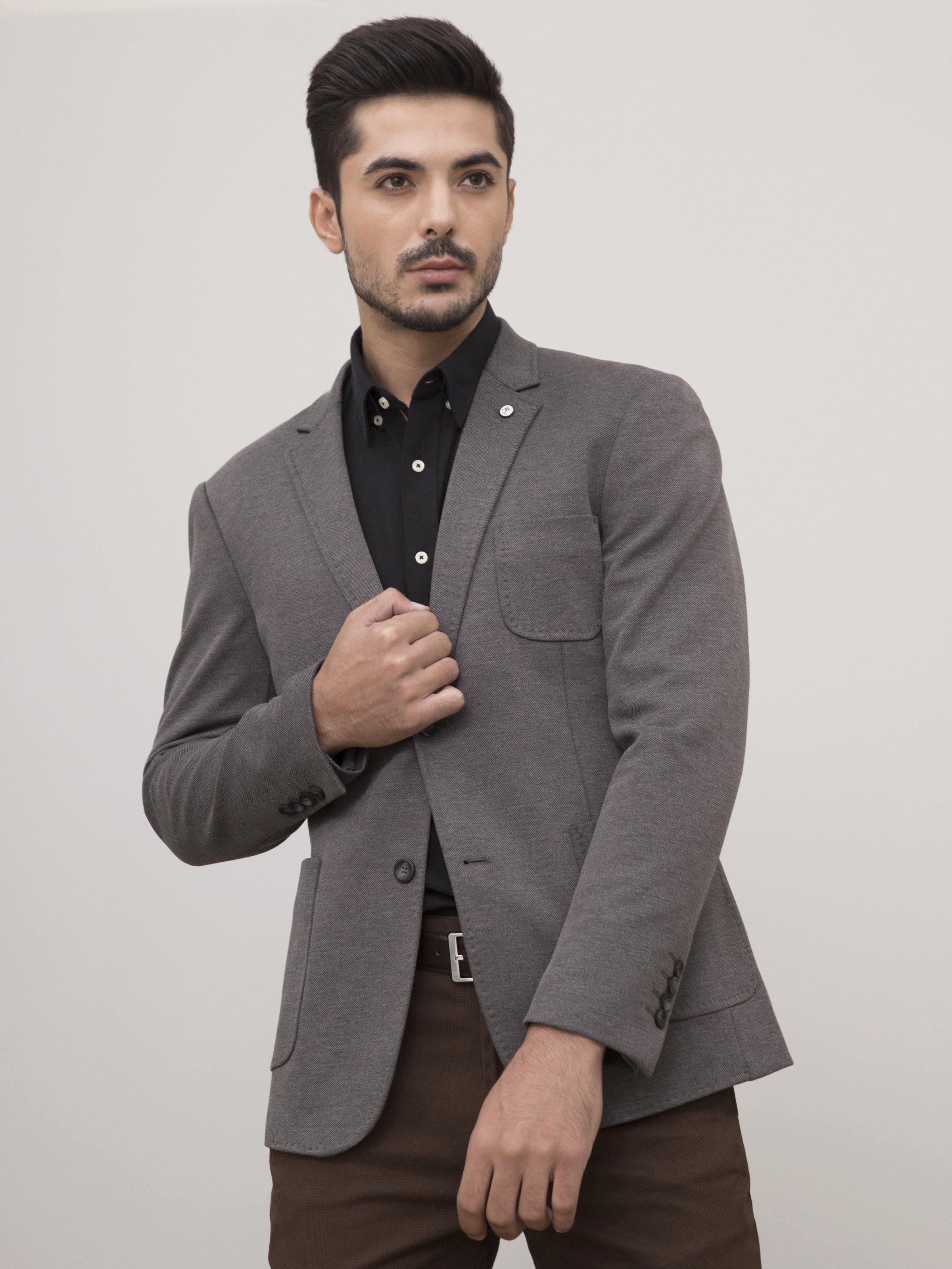 CASUAL COAT SLIM FIT GREY - Image 2