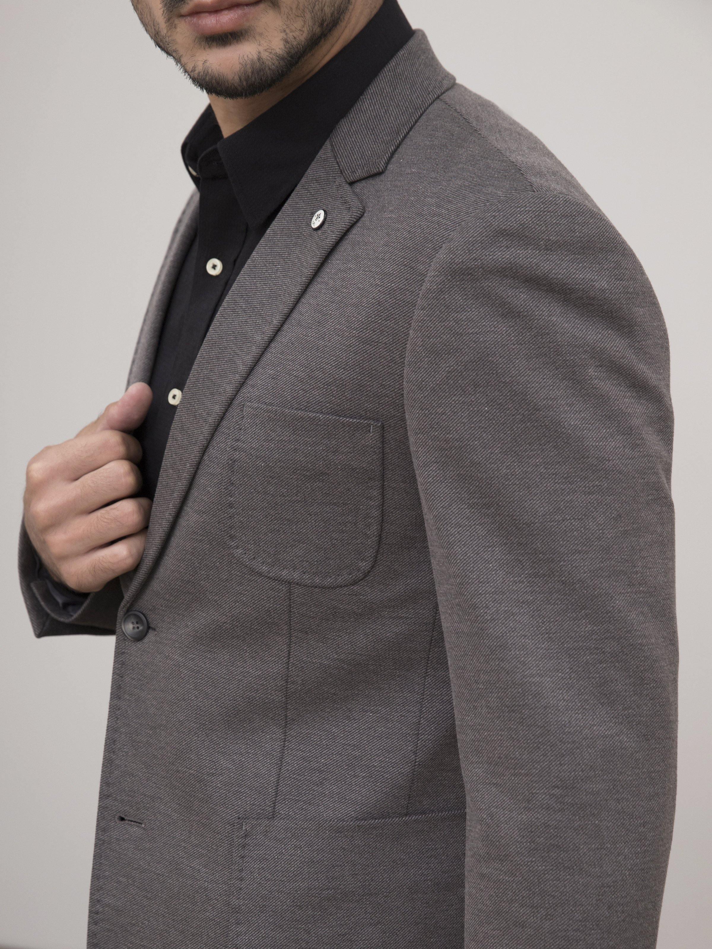 CASUAL COAT SLIM FIT GREY - Image 4
