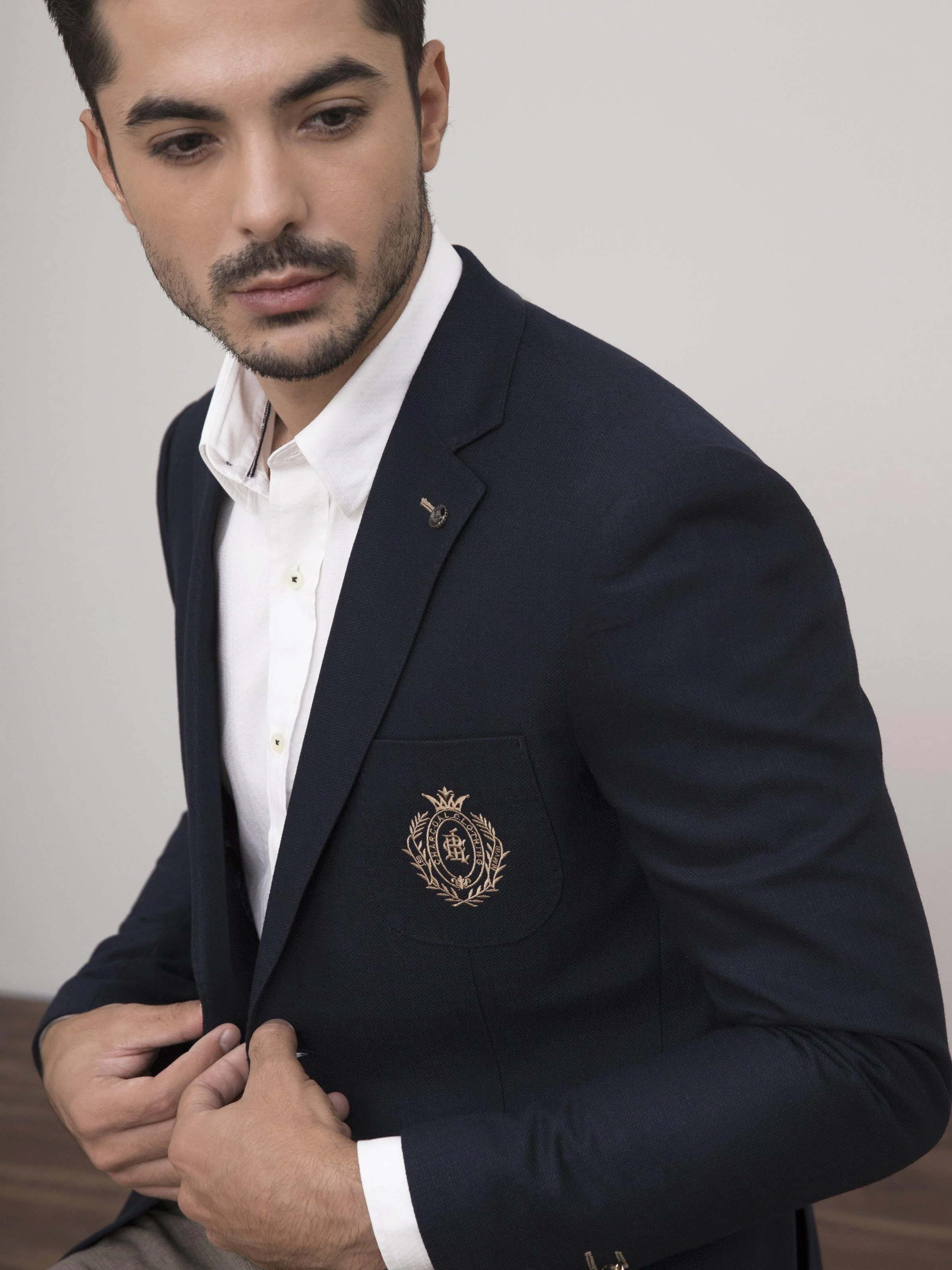 CASUAL COAT SLIM FIT NAVY - Image 4