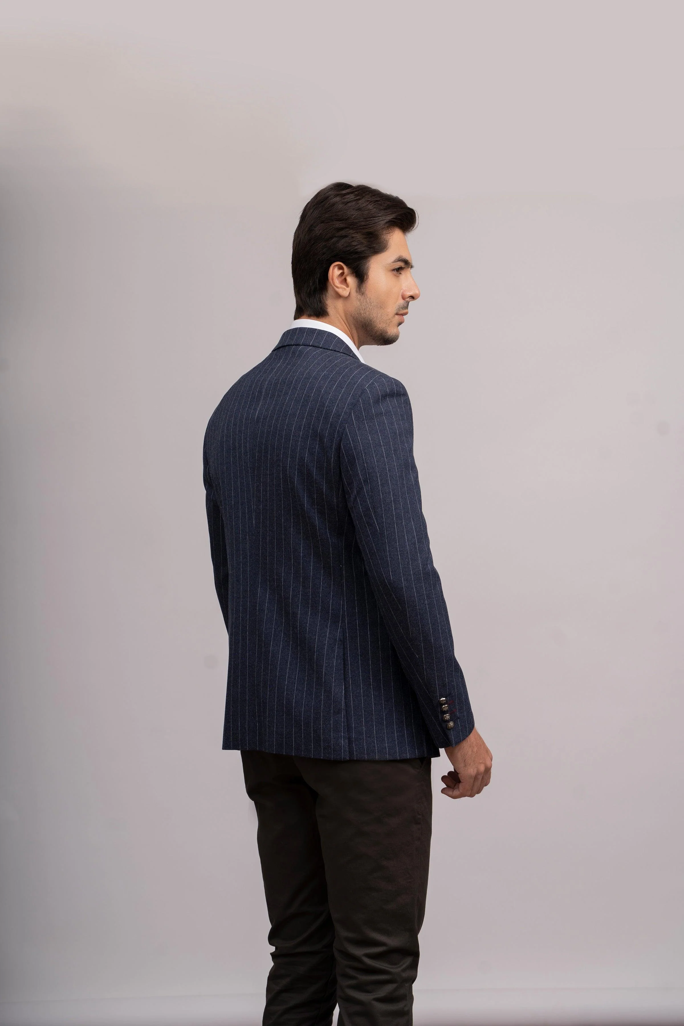 CASUAL COAT SLIM FIT NAVY - Image 4