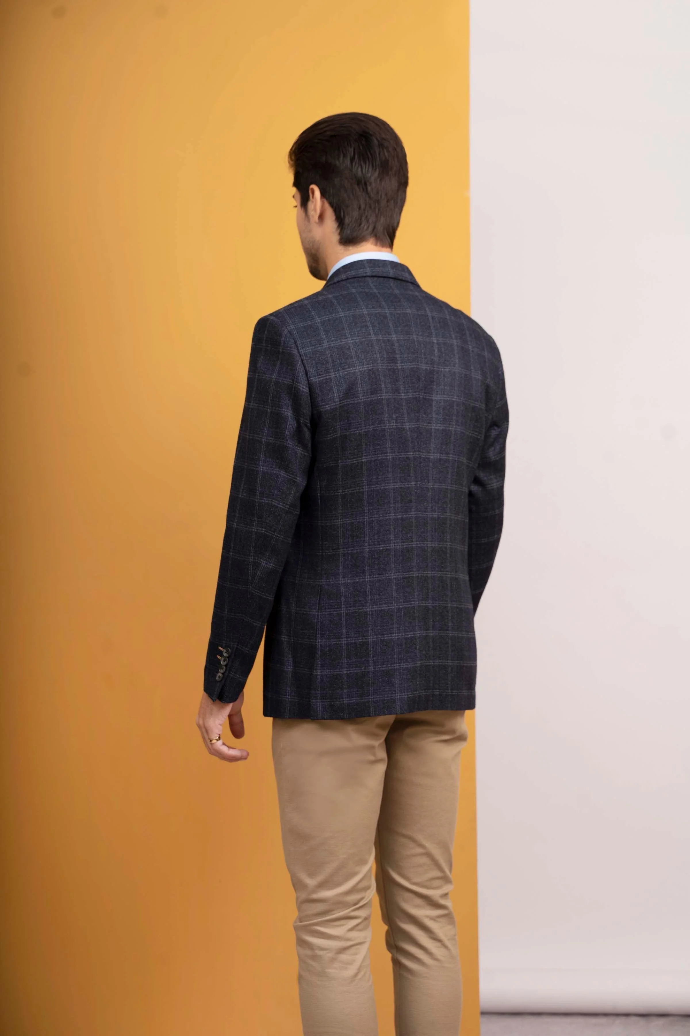 CASUAL COAT SLIM FIT NAVY GREY - Image 4