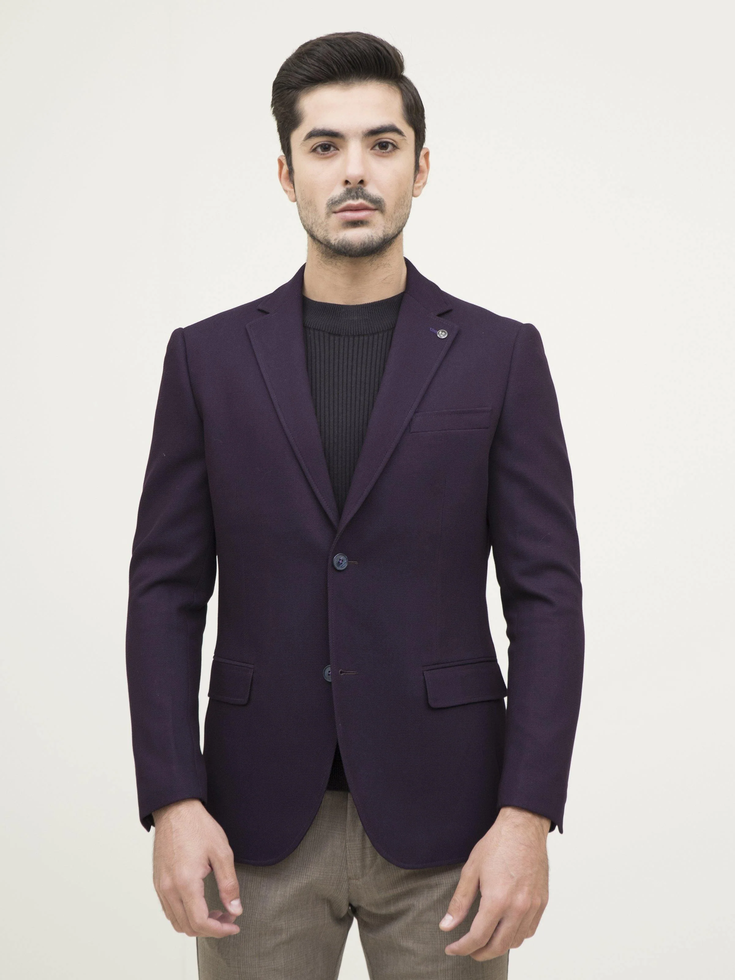 CASUAL COAT SLIM FIT PURPLE - Image 2