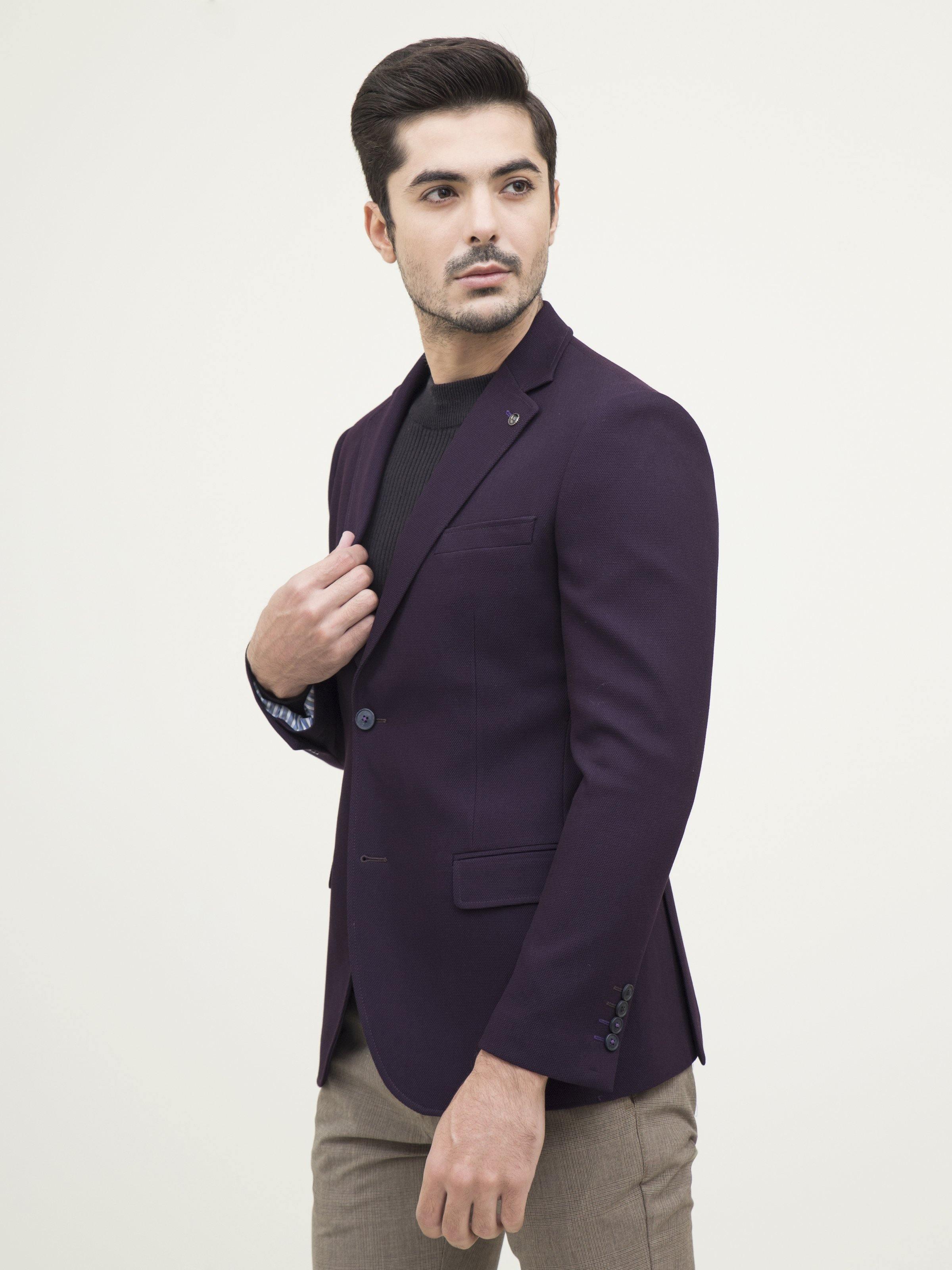 CASUAL COAT SLIM FIT PURPLE - Image 3