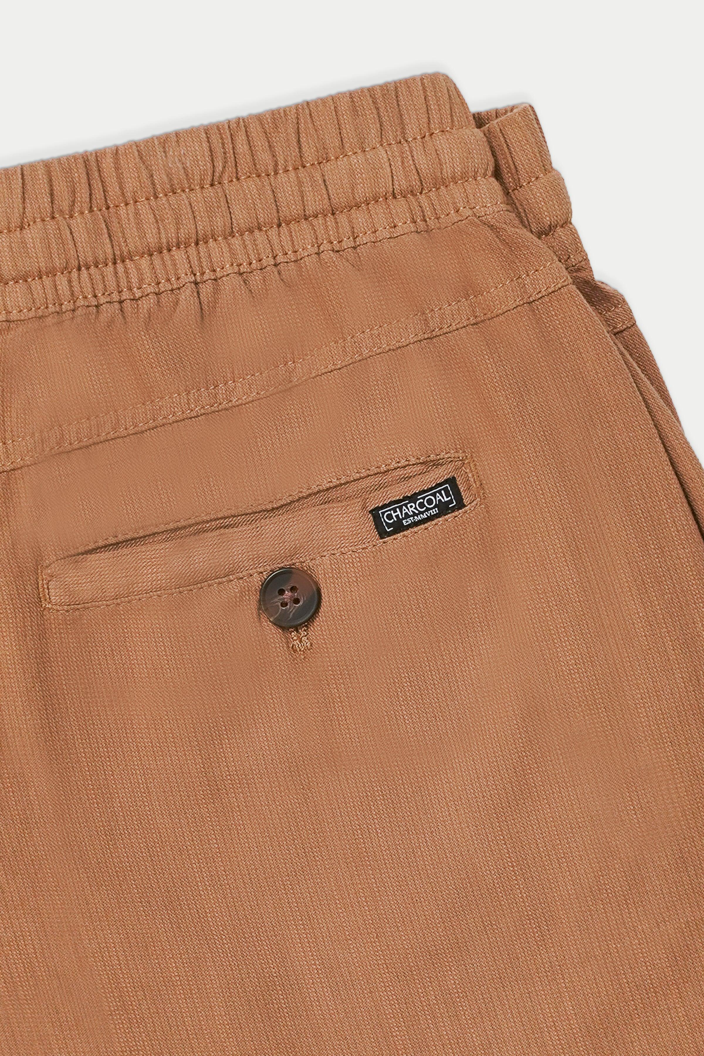 CASUAL JOGGER TROUSER DARK KHAKI - Image 3