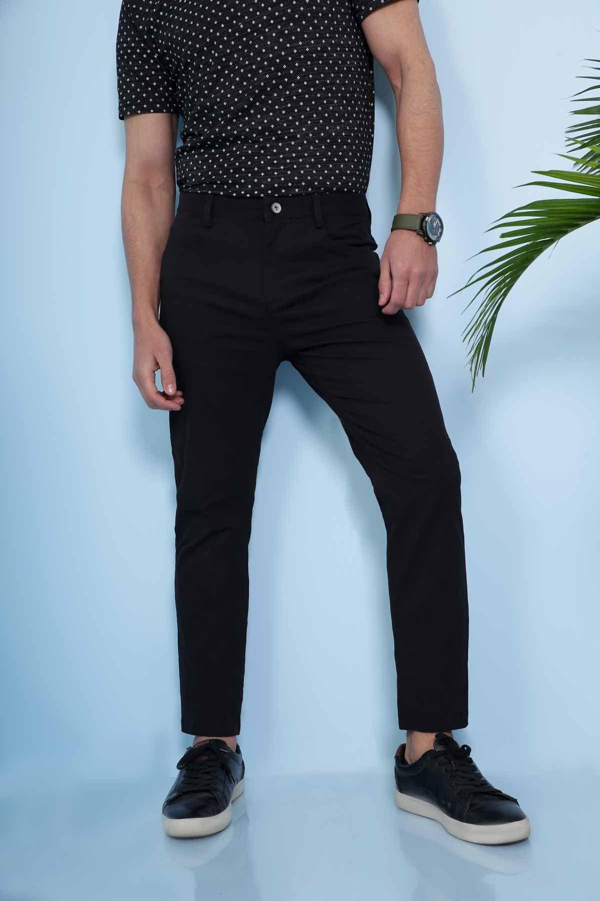 CASUAL PANT 5 POCKET BLACK - Image 4