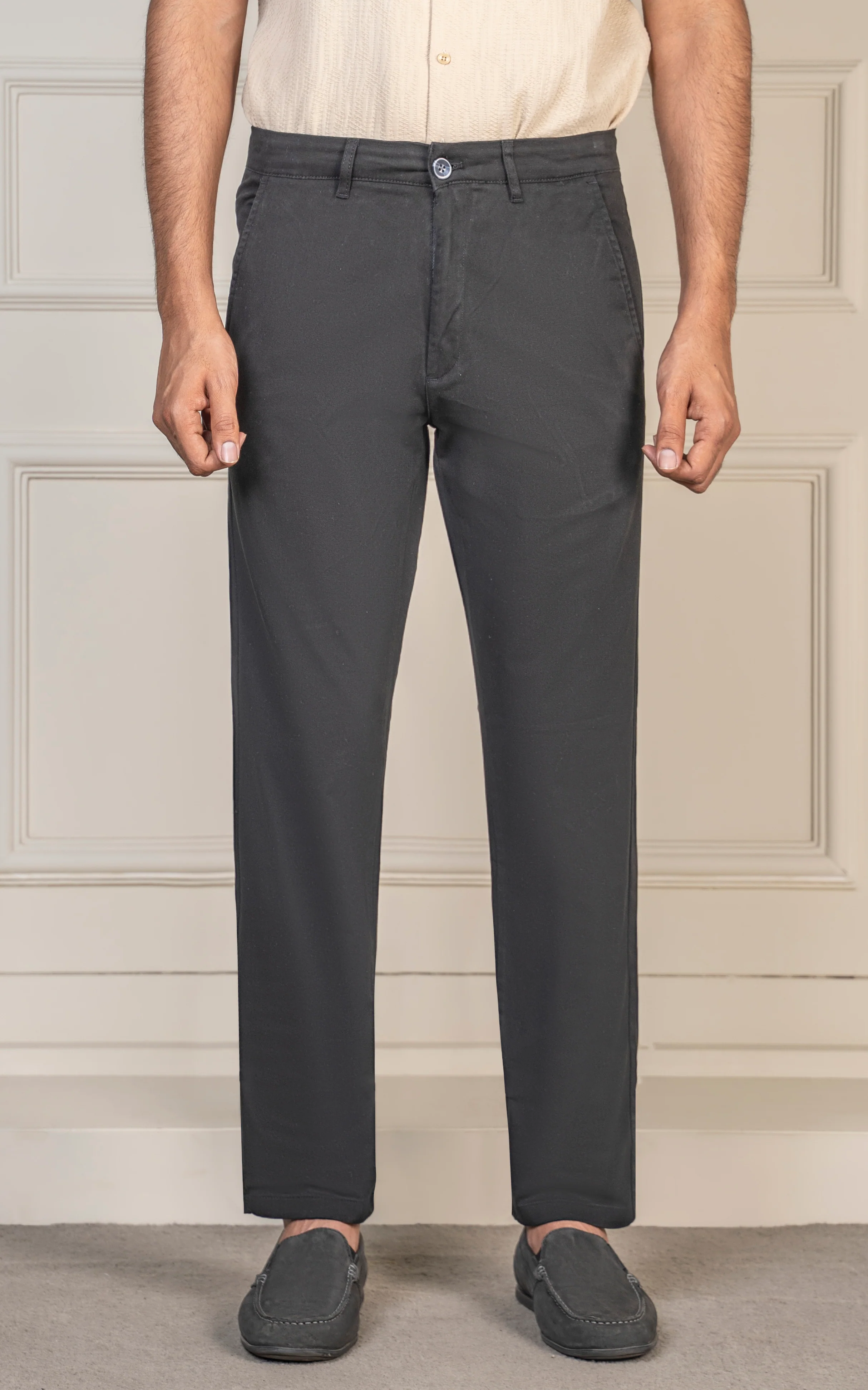TWILL SMART FIT PANT BLACK - Image 2