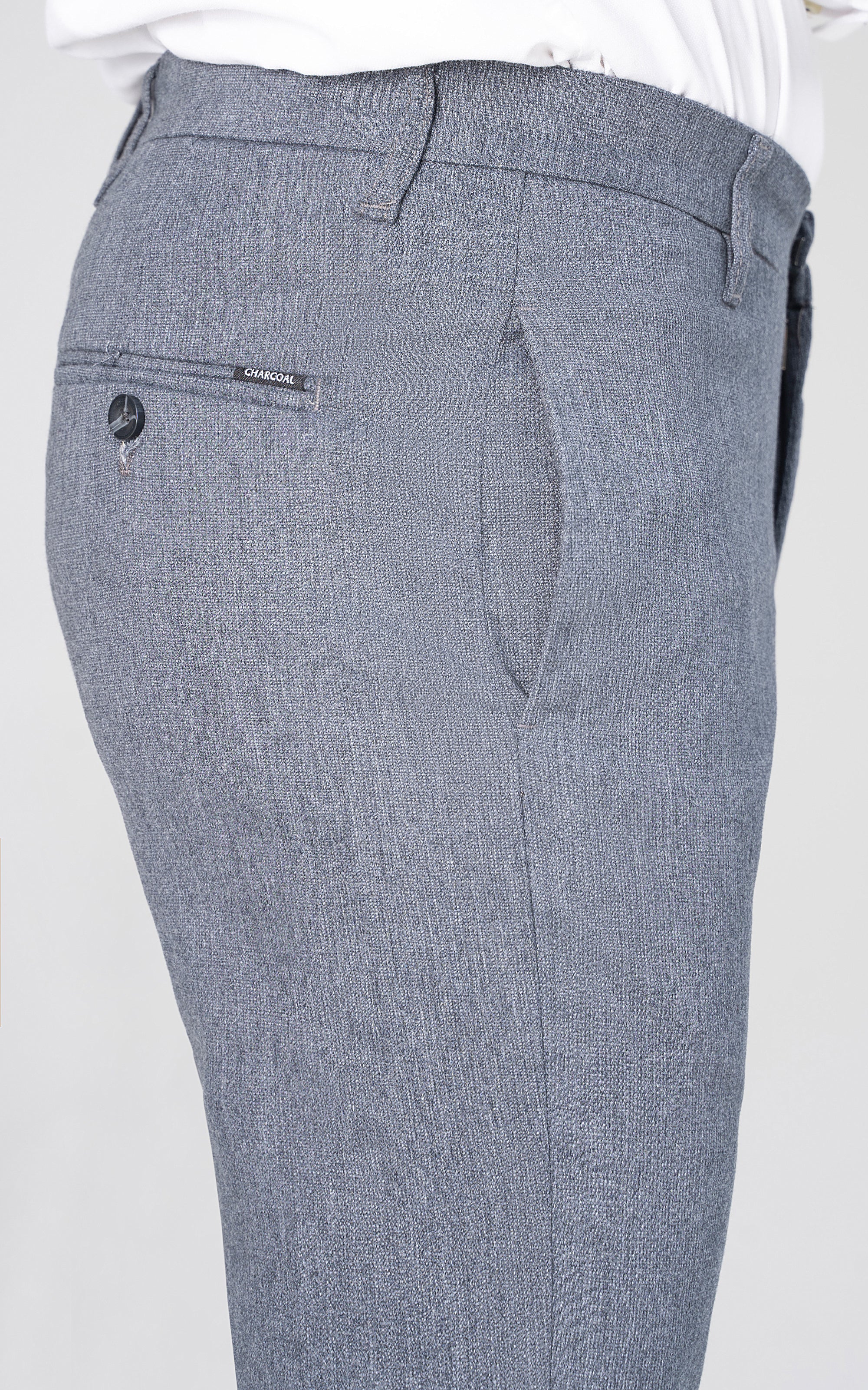 CROSS POCKET CASUAL PANT BLUISH GREY - Image 4