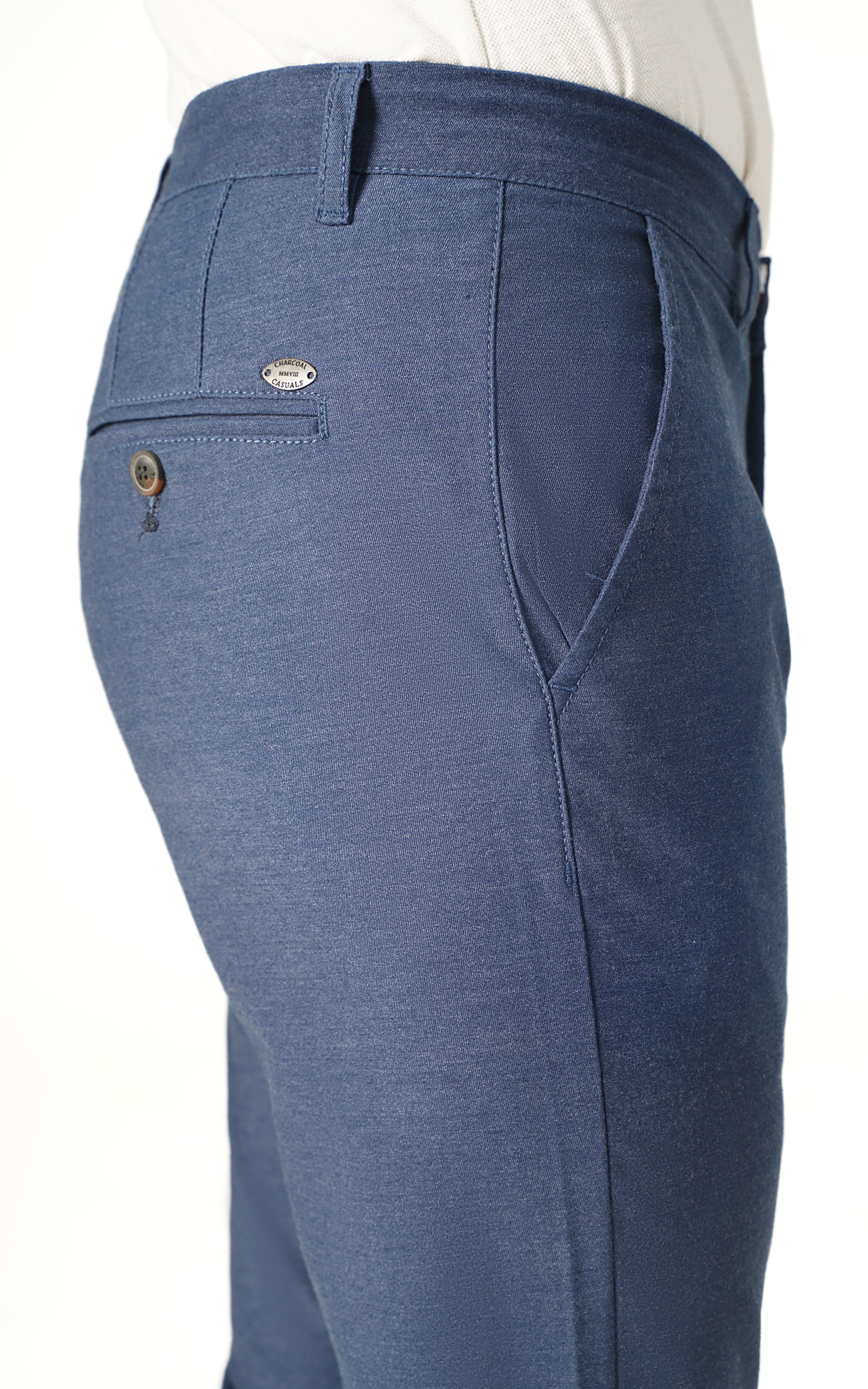 CROSS POCKET CASUAL PANT NAVY - Image 2