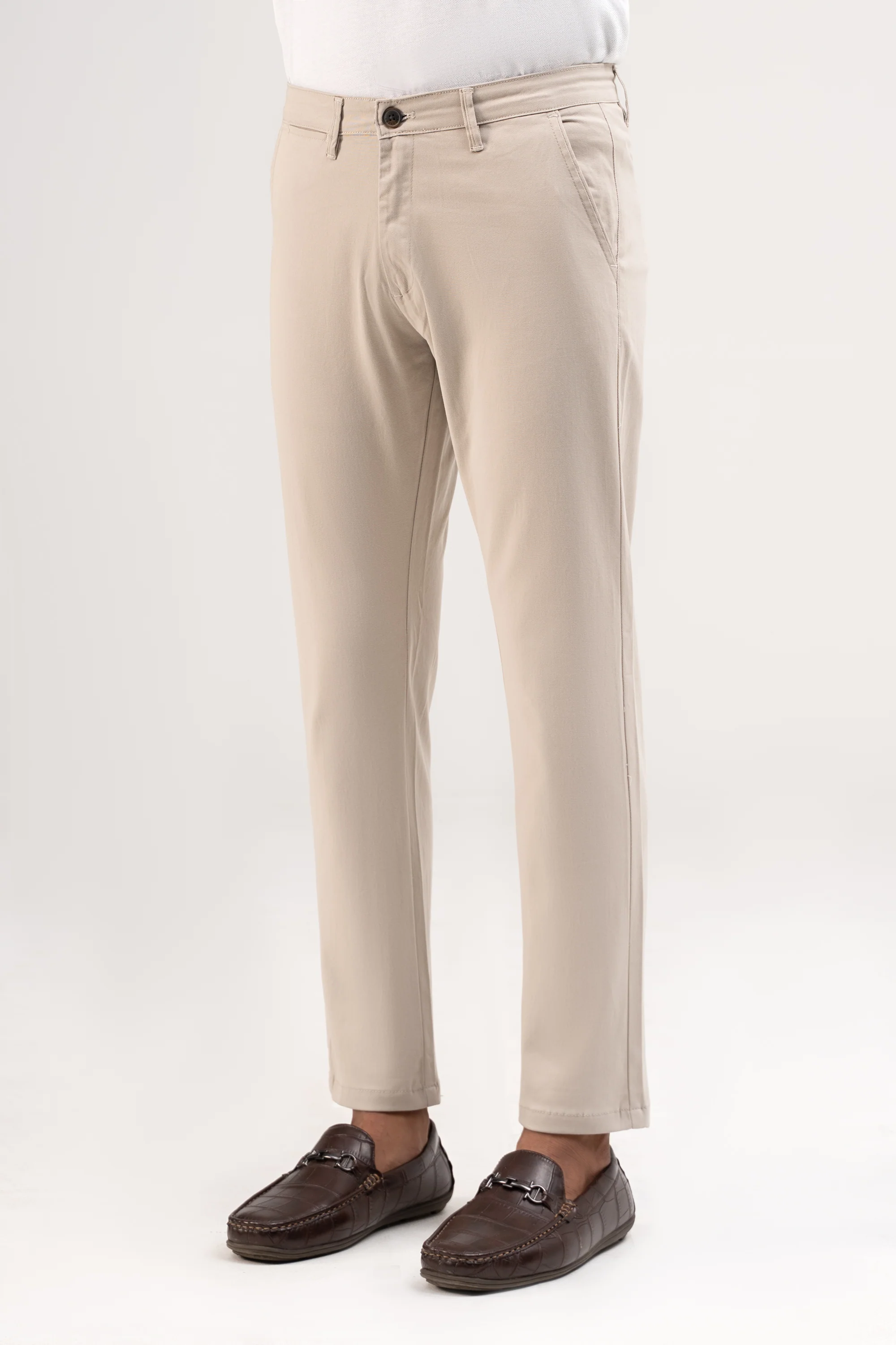 CASUAL PANT CROSS POCKET BEIGE - Image 2