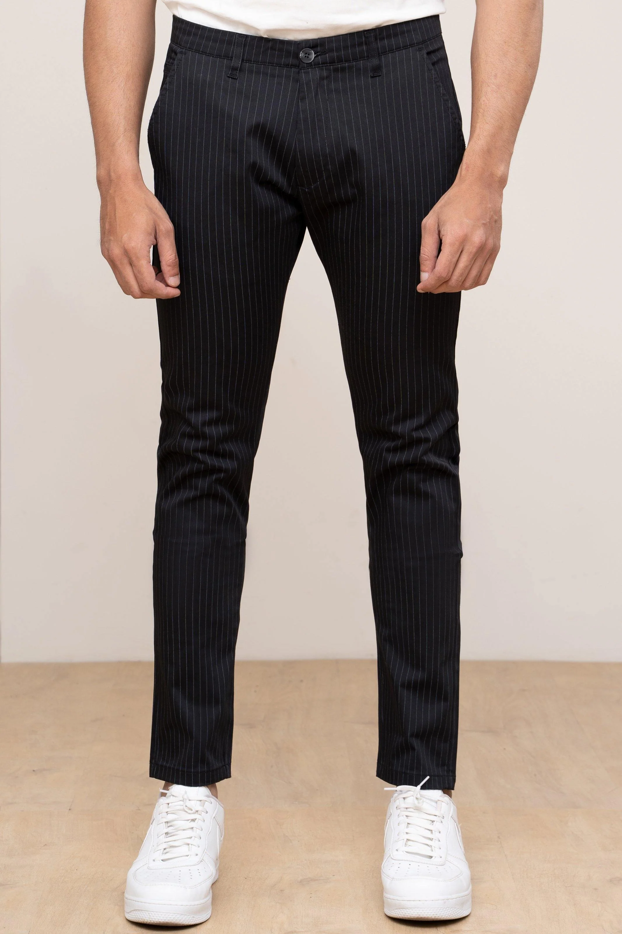 CASUAL PANT CROSS POCKET BLACK - Image 2