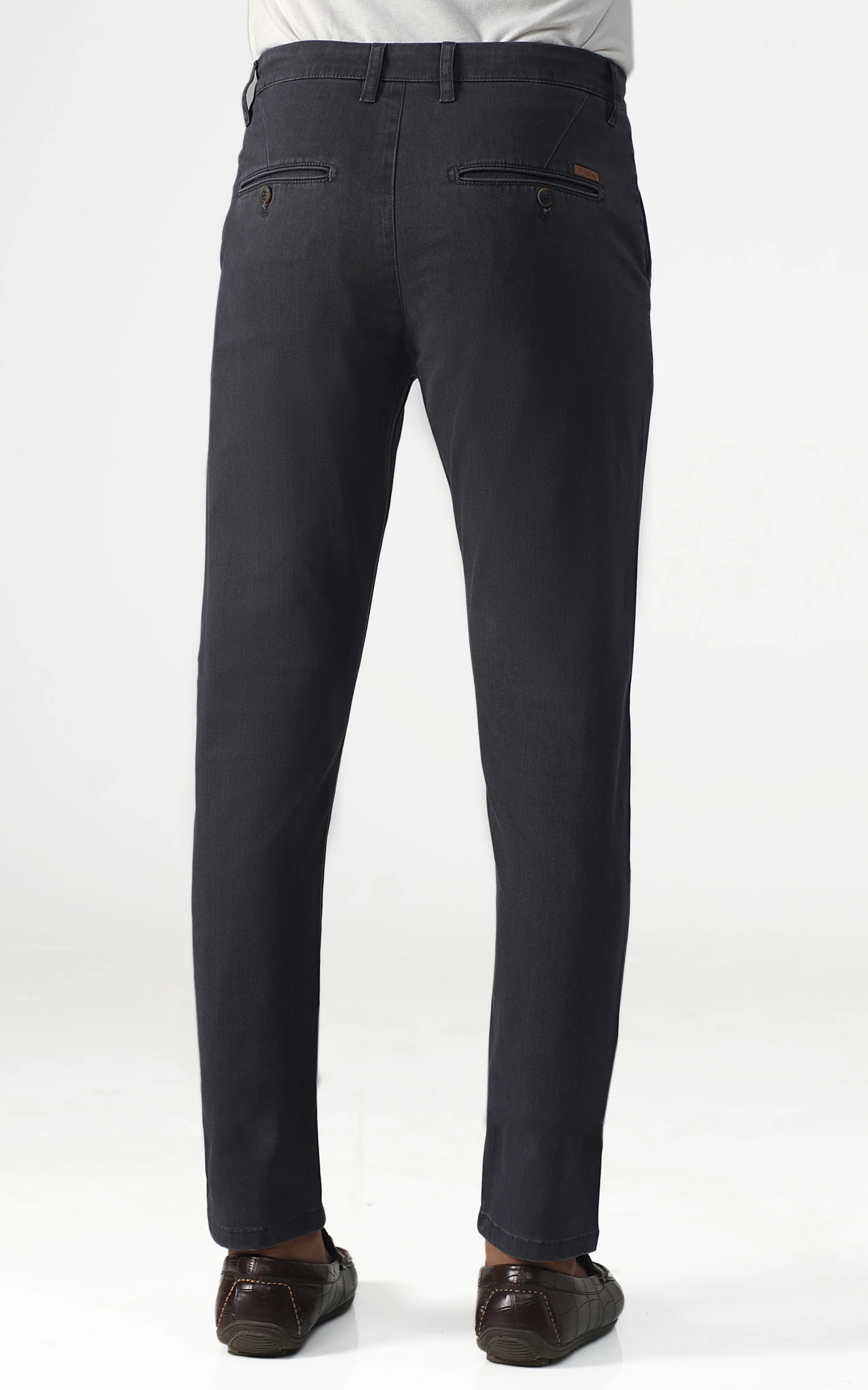 CROSS POCKET MELANGE PANT CHARCOAL - Image 3