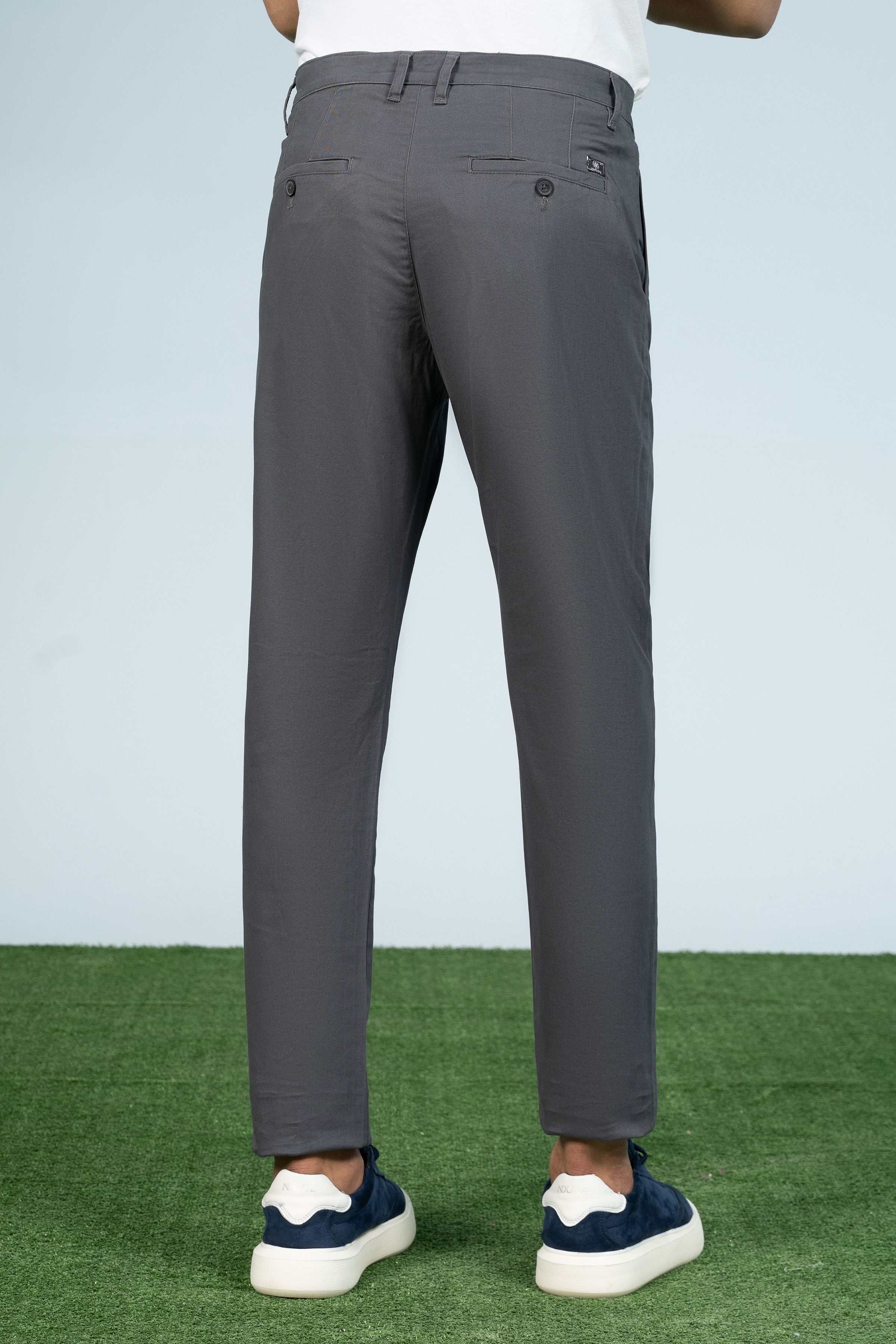 CASUAL PANT CROSS POCKET DARK GREY - Image 3