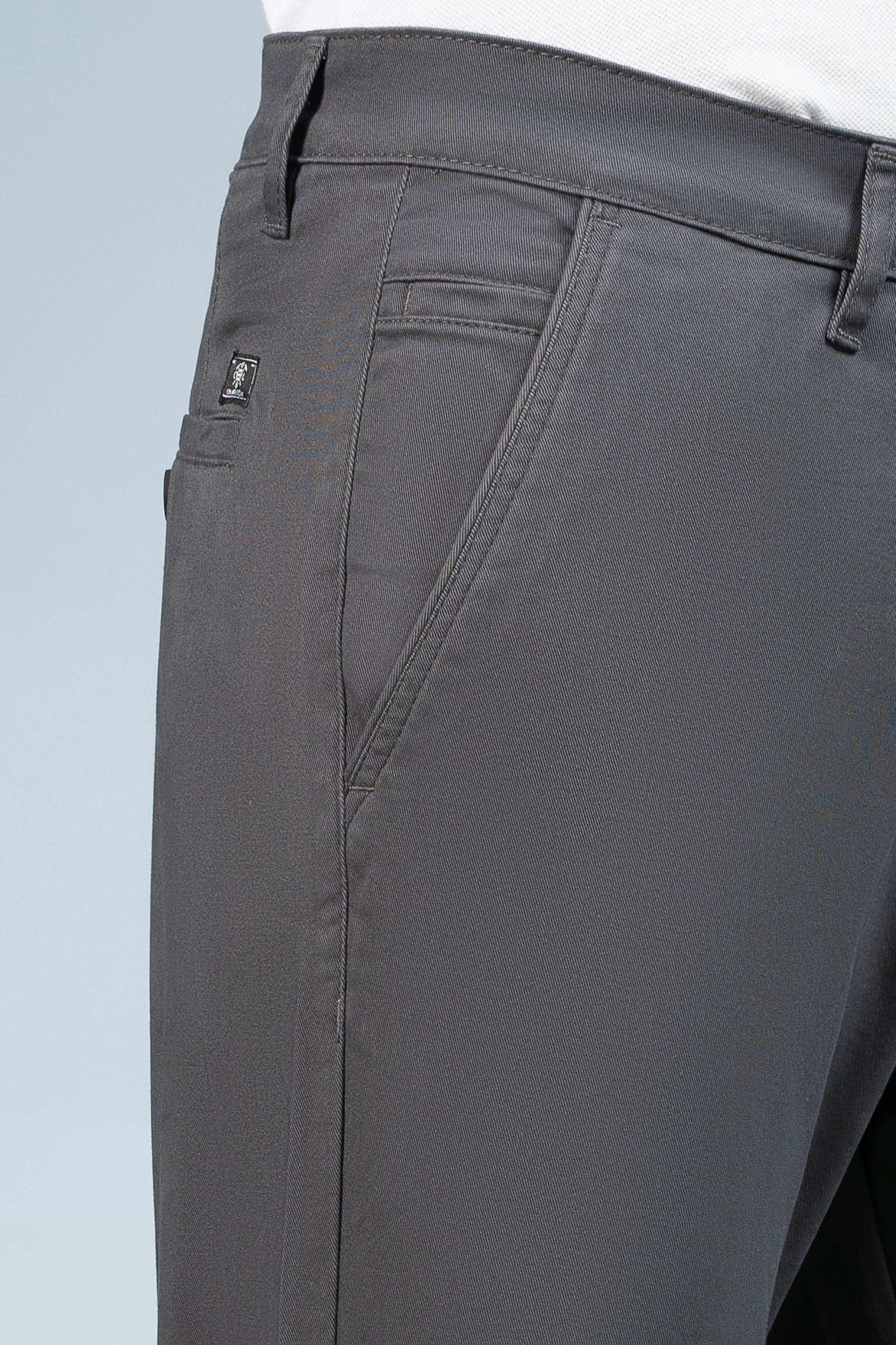 CASUAL PANT CROSS POCKET DARK GREY - Image 4