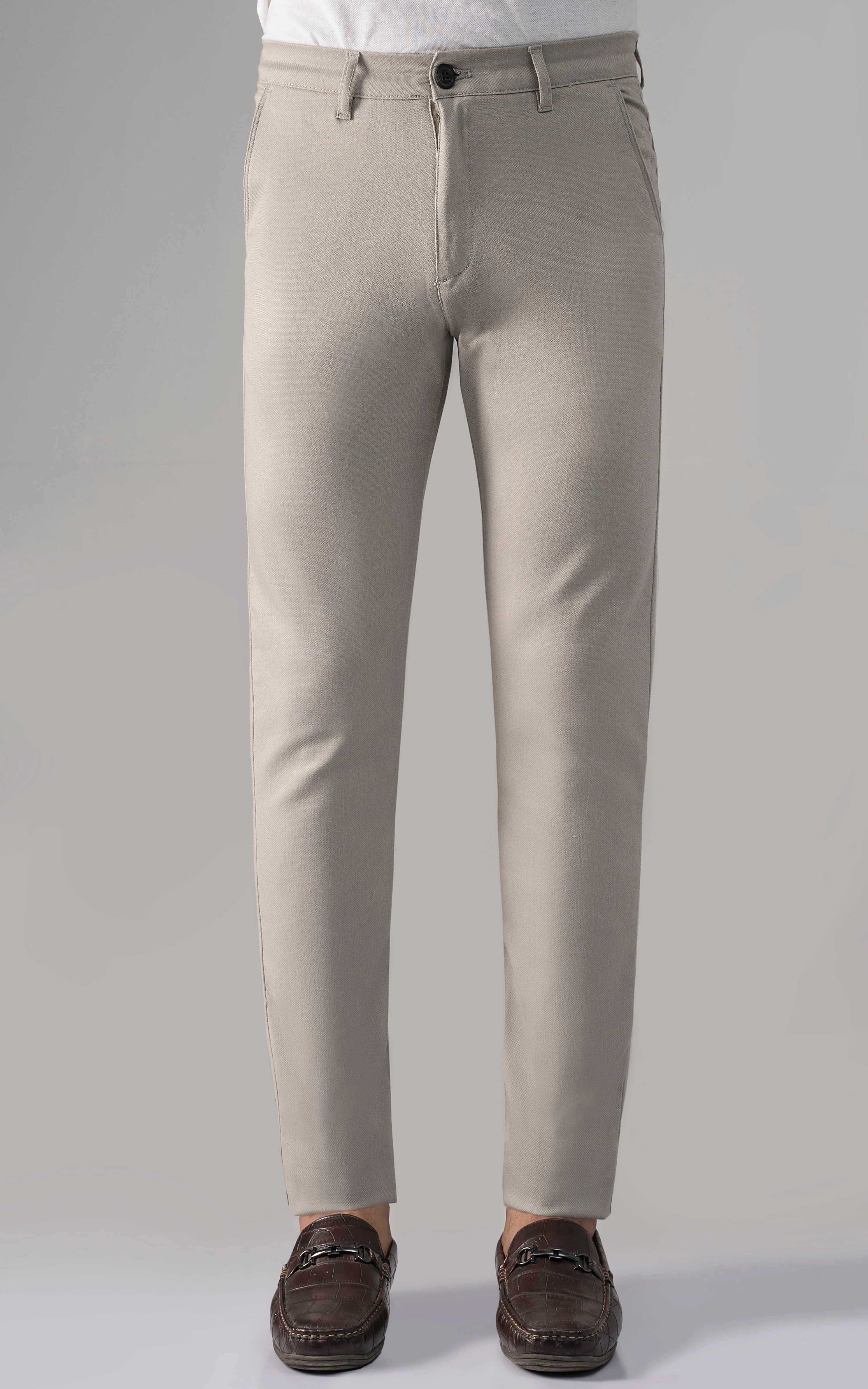 CASUAL PANT CROSS POCKET ECRU WHITE - Image 2