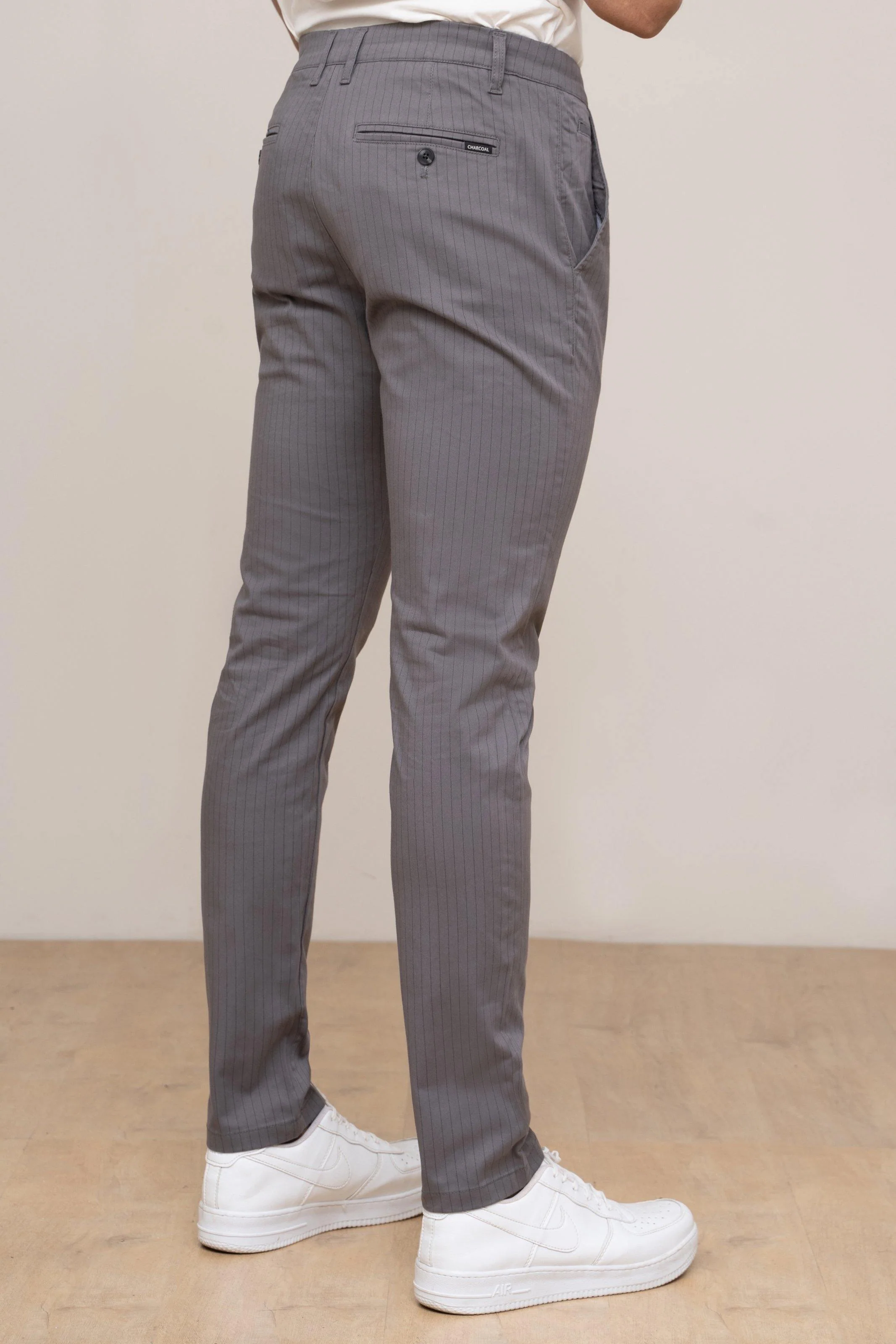 CASUAL PANT CROSS POCKET GREY - Image 3