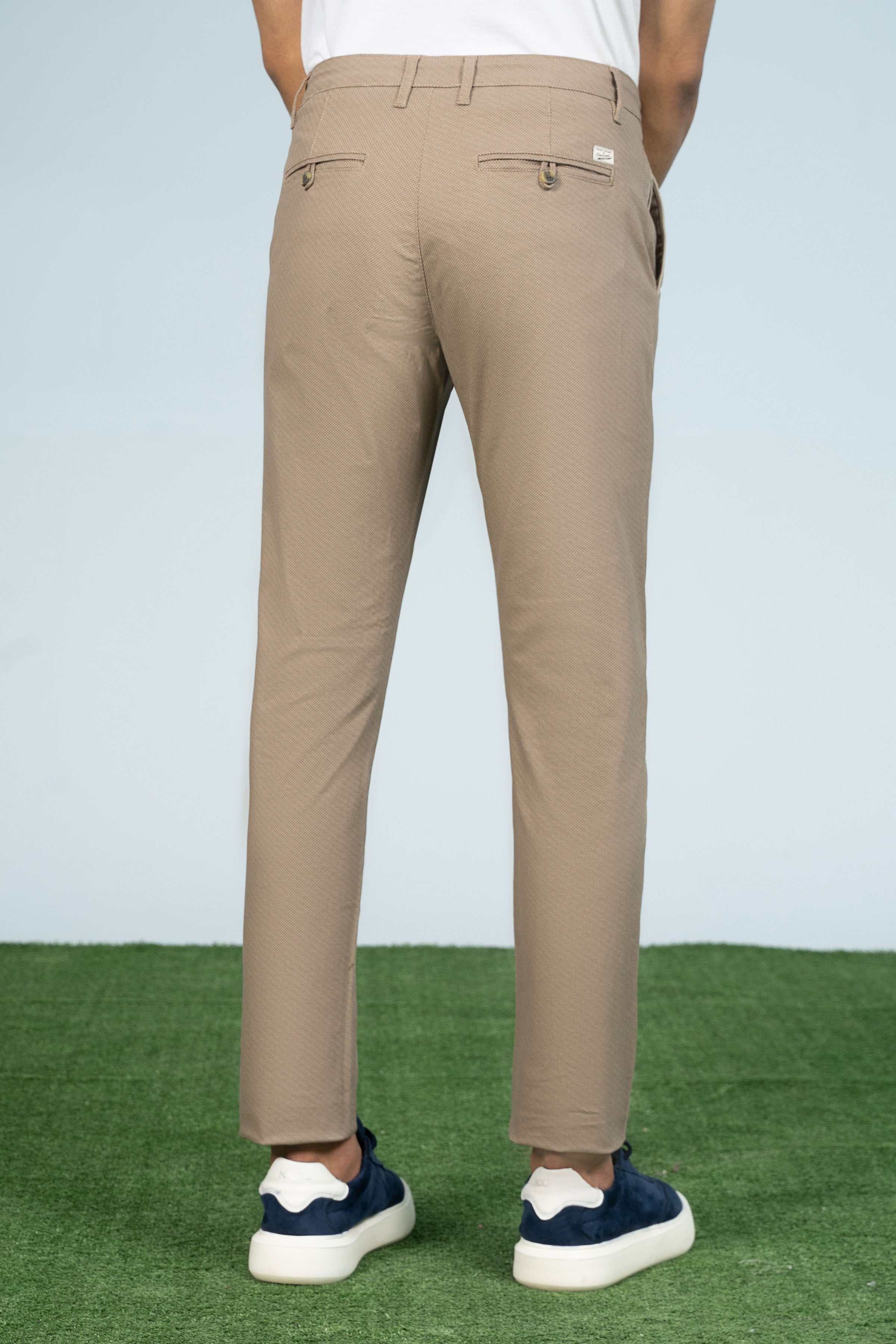 CROSS POCKET PRINTED PANT KHAKI - Image 3