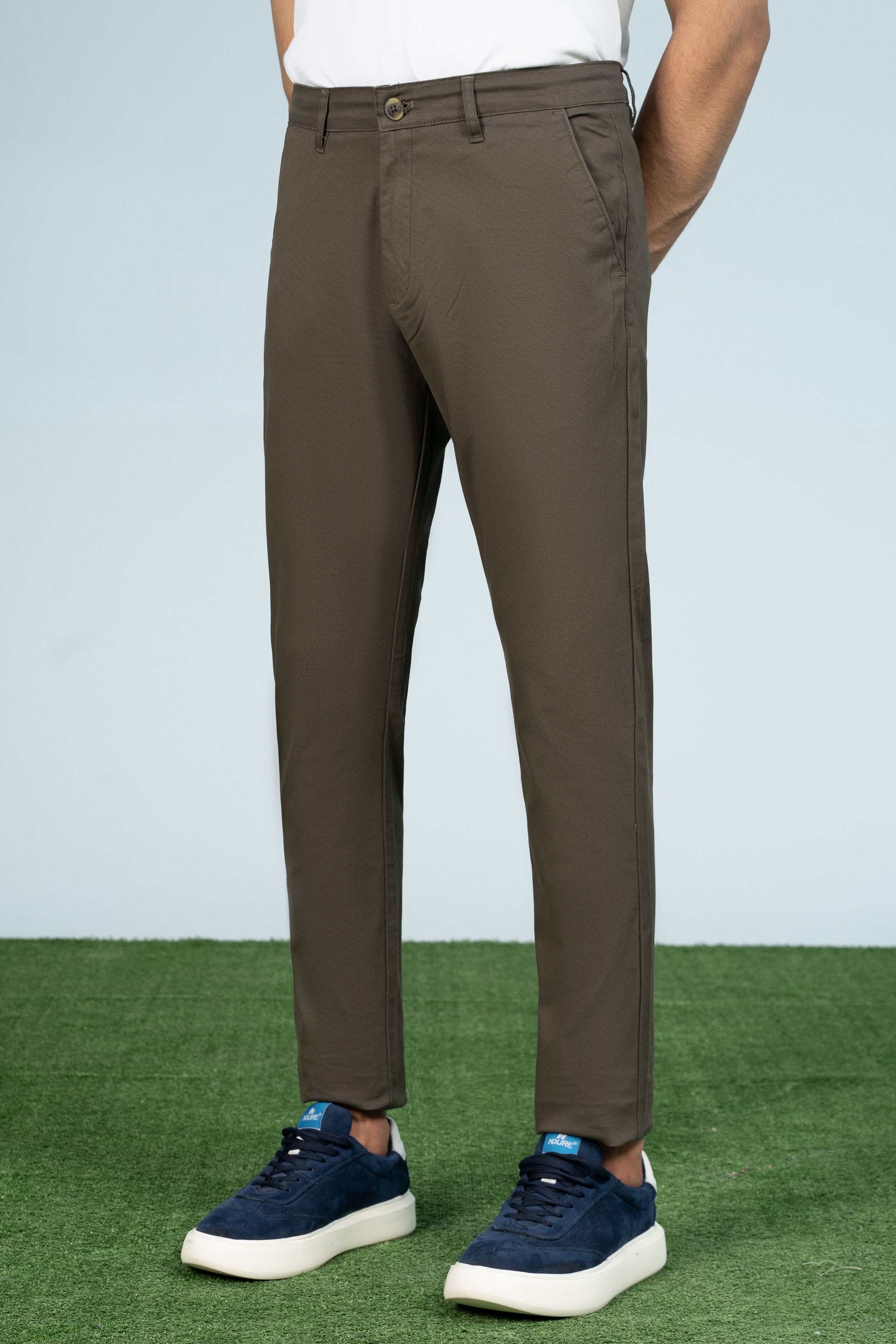 CROSS POCKET PRINTED PANT OLIVE - Image 2