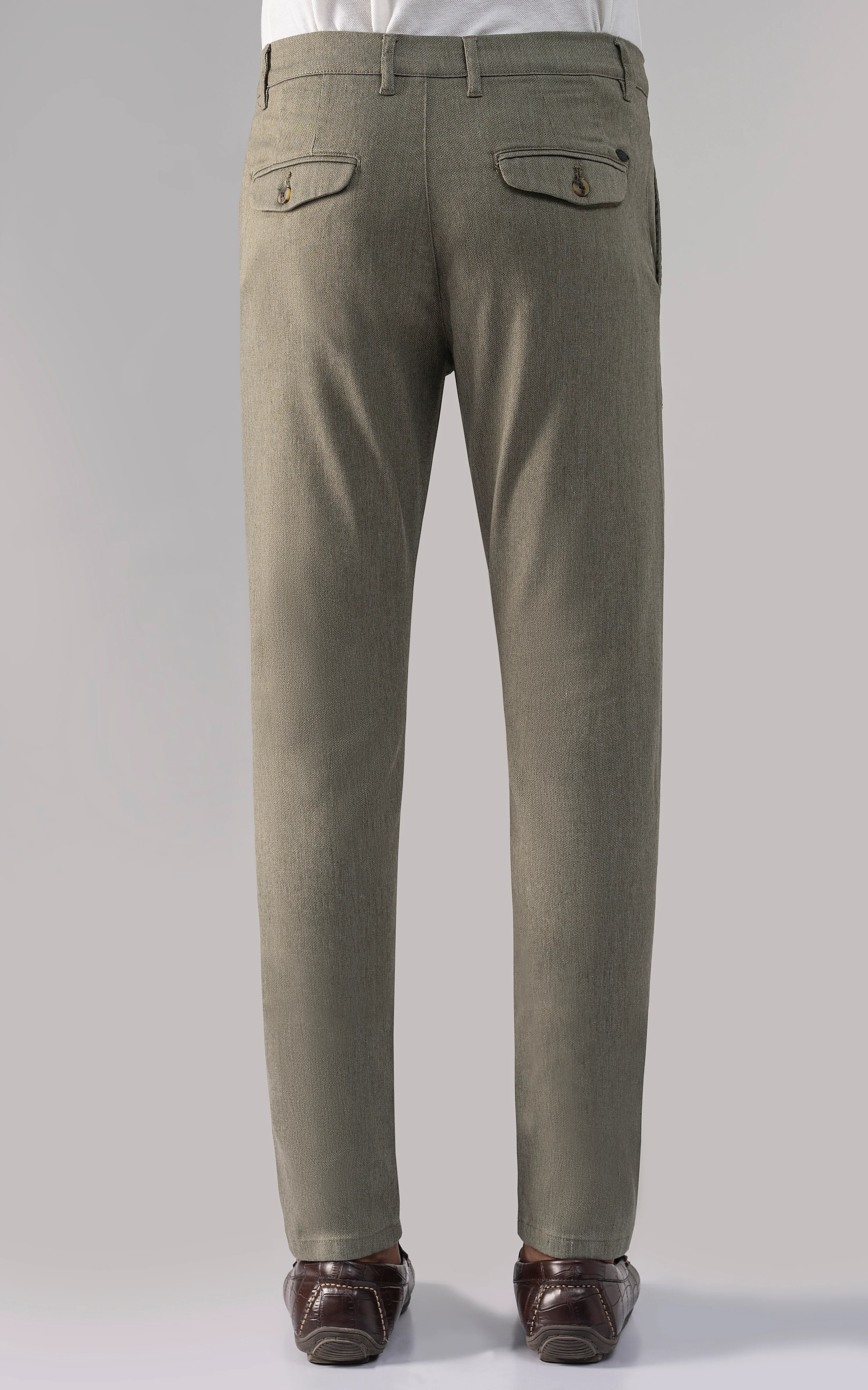 CASUAL PANT CROSS POCKET OLIVE - Image 3