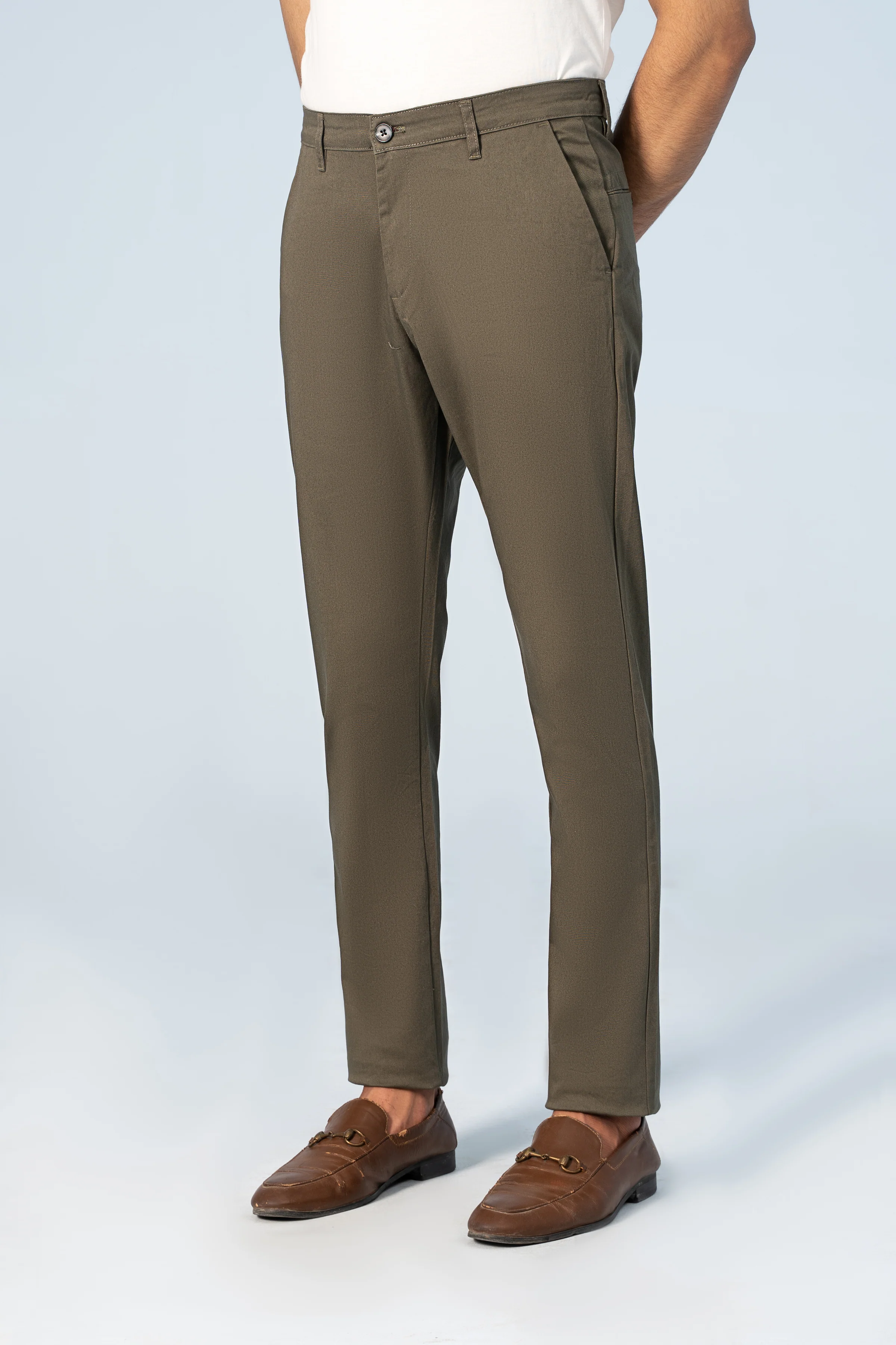 CASUAL PANT CROSS POCKET OLIVE - Image 2