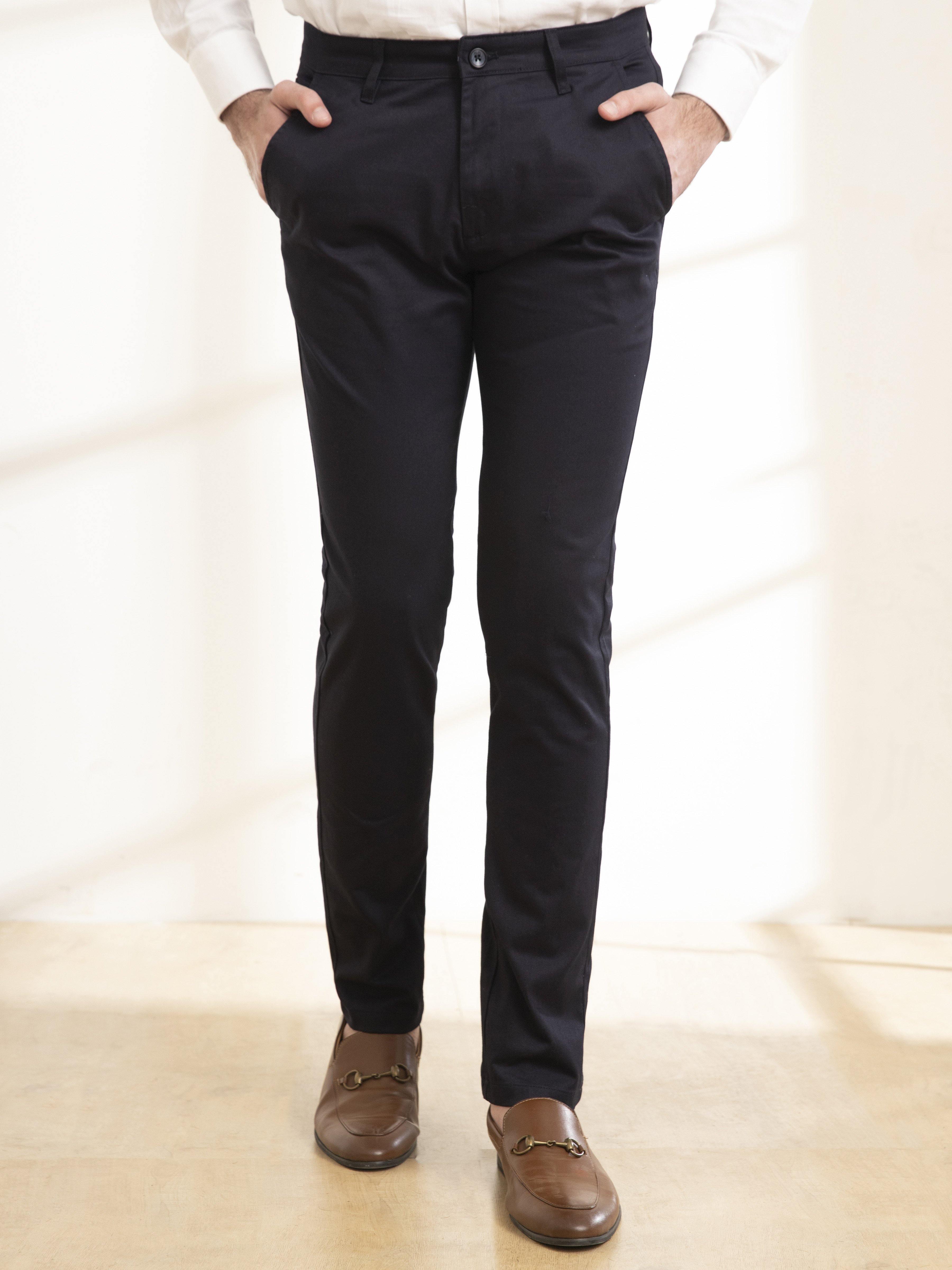 CASUAL PANT CROSS POCKET SLIM FIT NAVY - Image 2