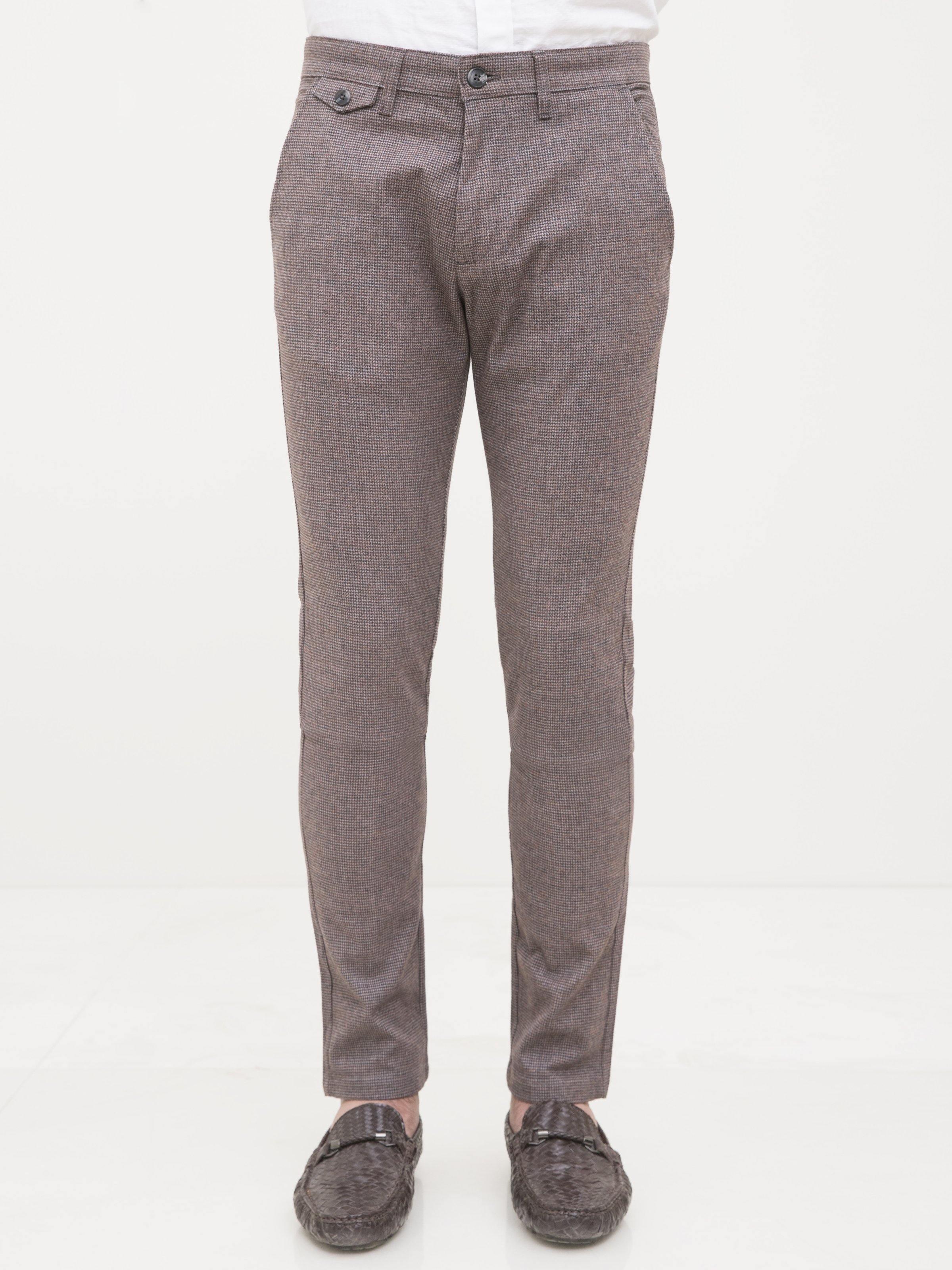 CASUAL PANT CROSS POCKET SLIM FIT RUST GREY - Image 2