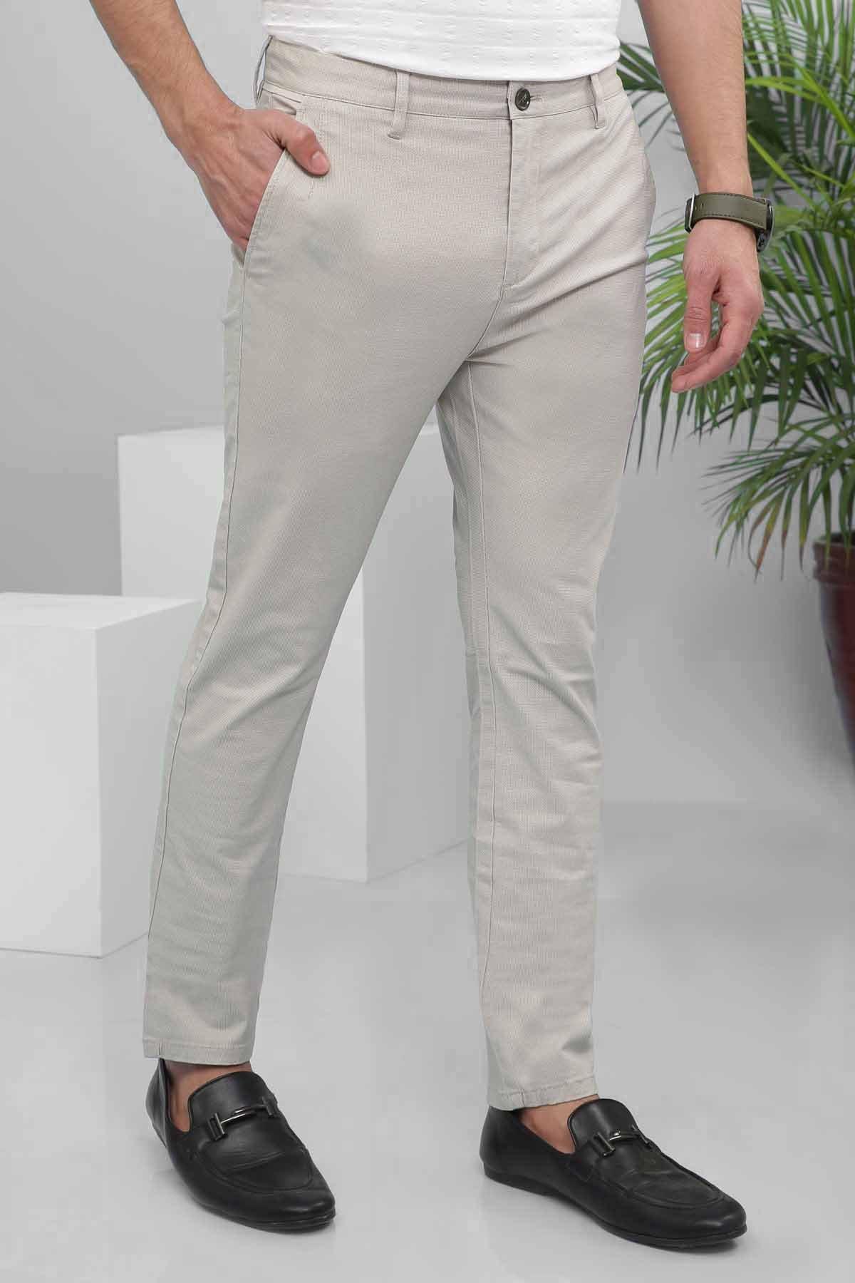 CASUAL PANT SLIM FIT BEIGE