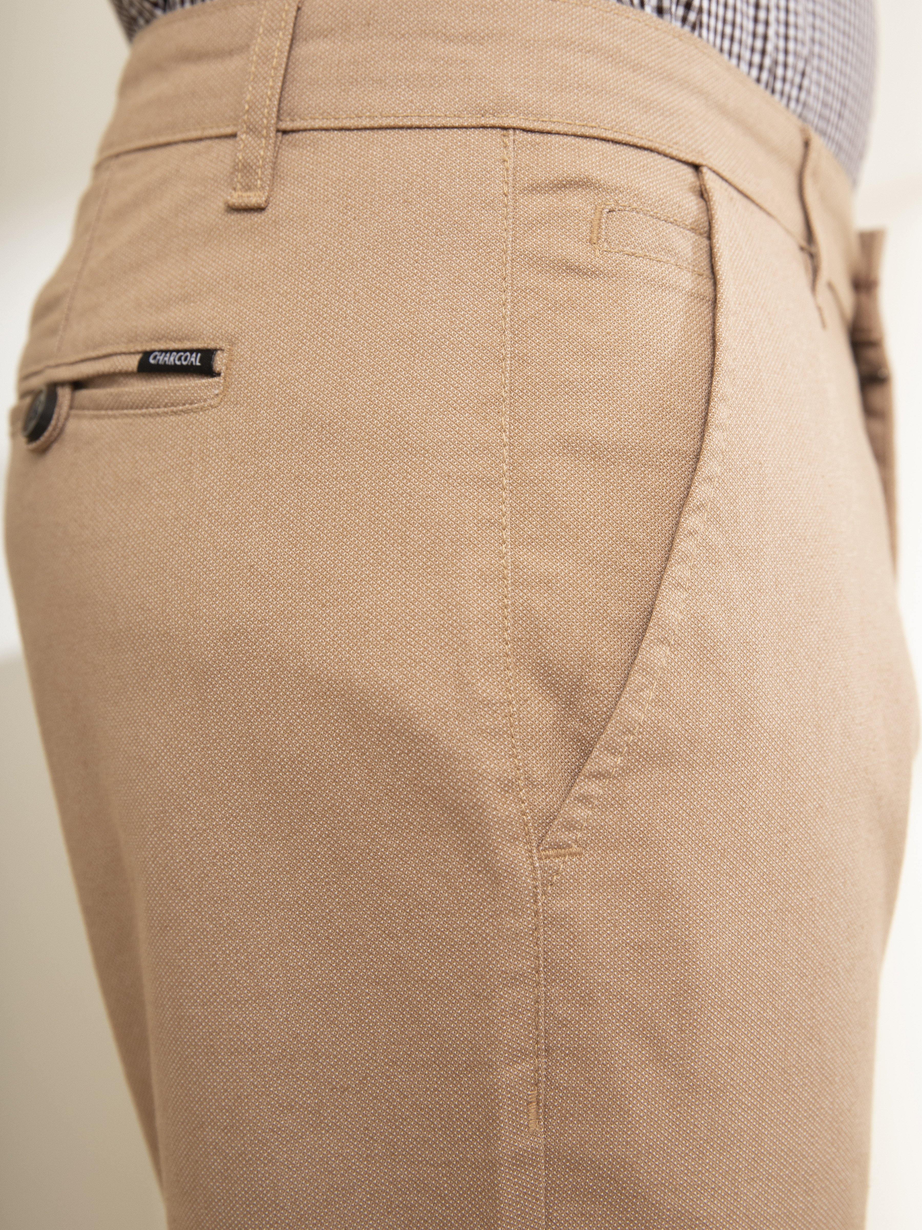CASUAL PANT SLIM FIT CROSS POCKET KHAKI - Image 5