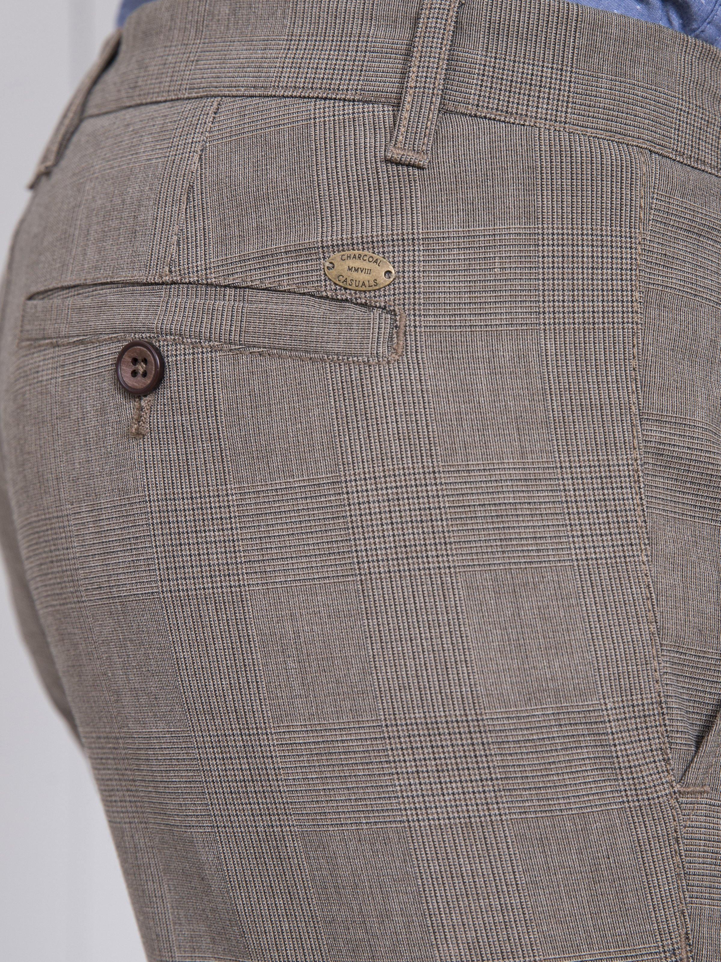 CASUAL PANT SLIM FIT KHAKI BROWN - Image 4