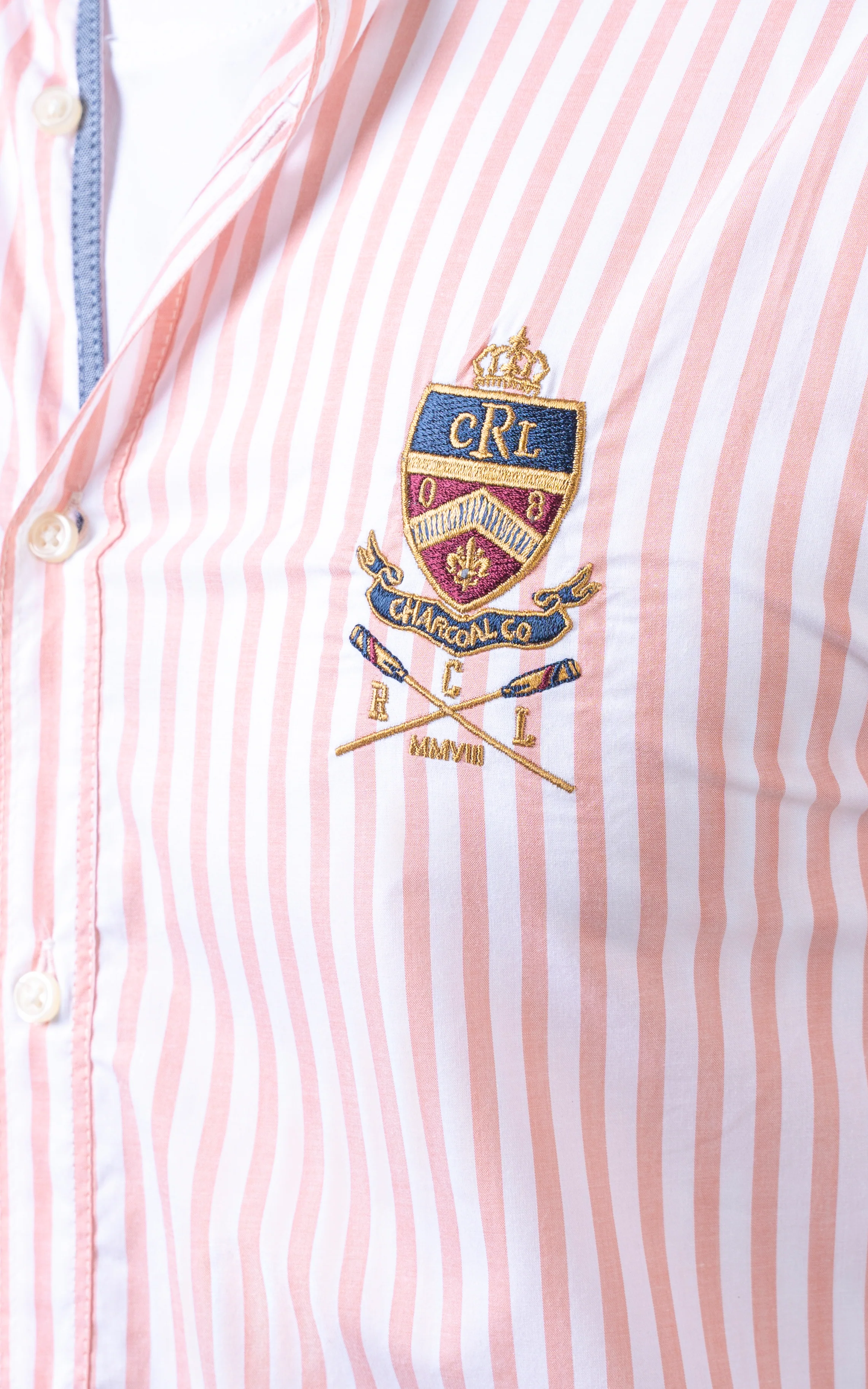 CASUAL SHIRT PINK WHITE - Image 2
