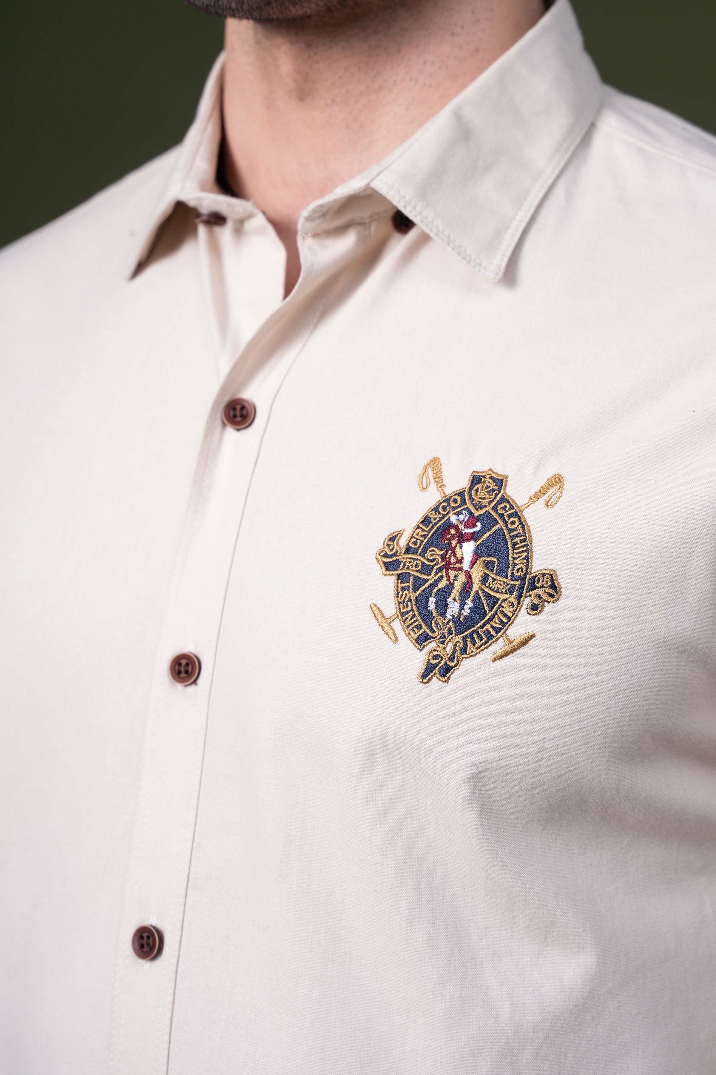 CASUAL SHIRT BEIGE - Image 2