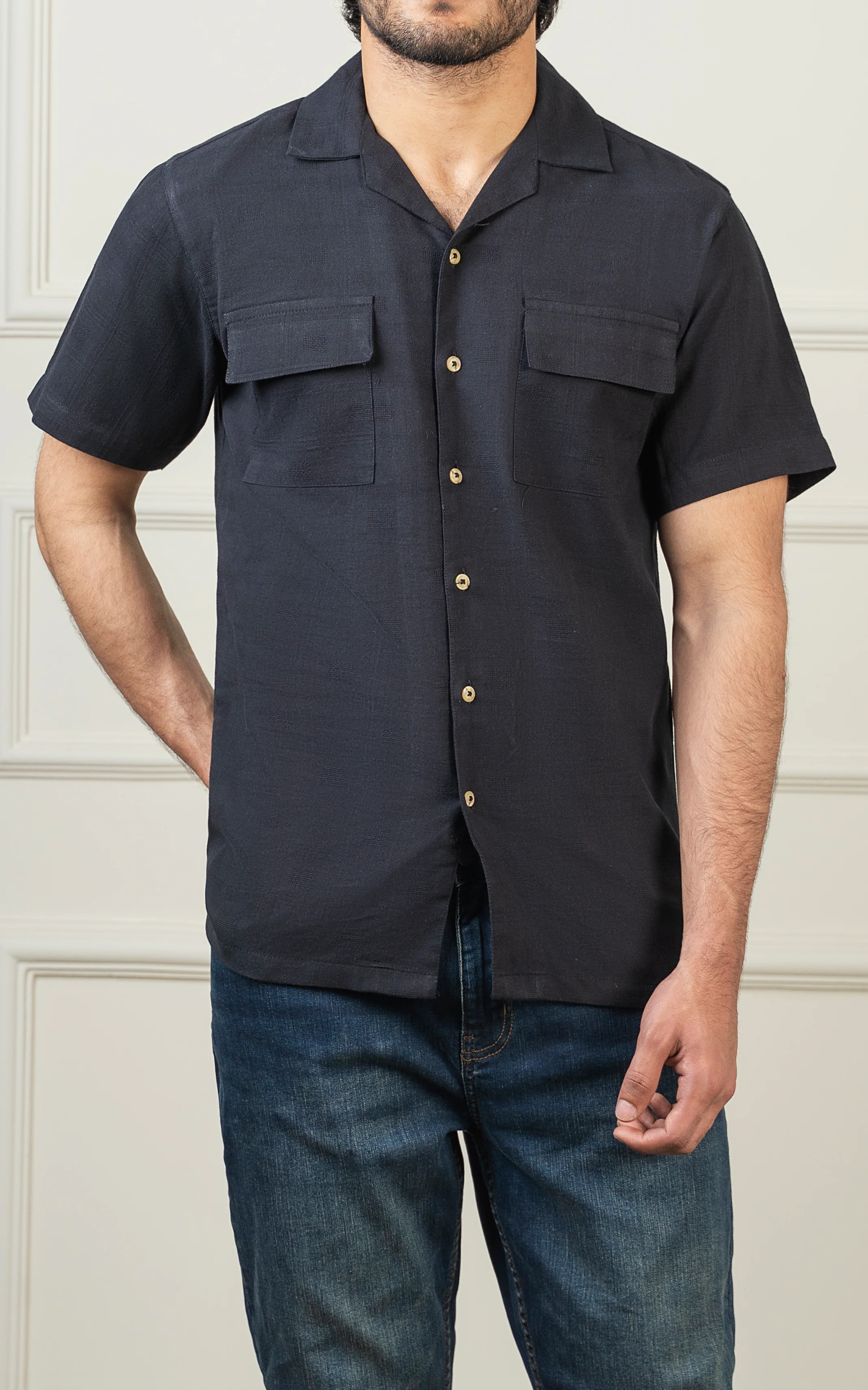 CASUAL SHIRT BLACK