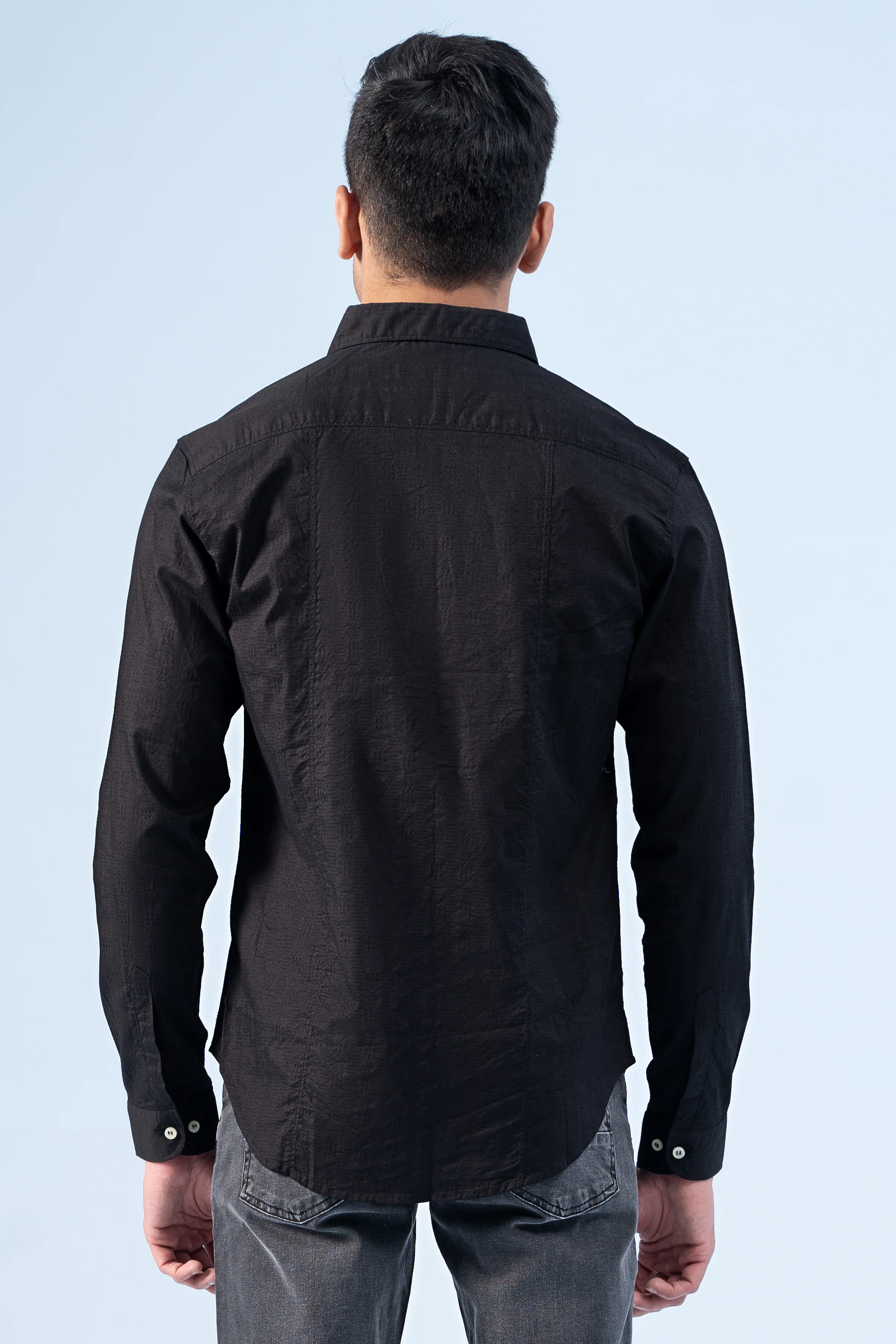 CASUAL SHIRT BLACK - Image 3