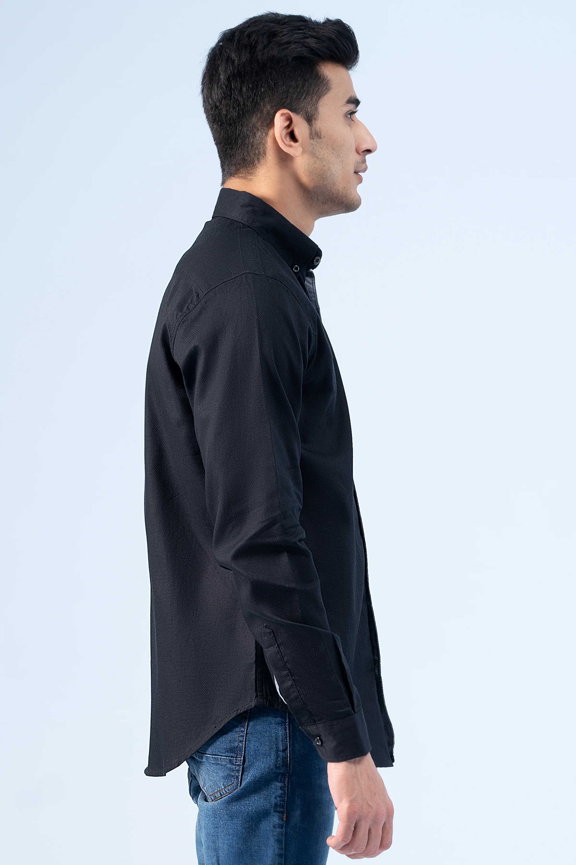 CASUAL SHIRT BLACK - Image 3