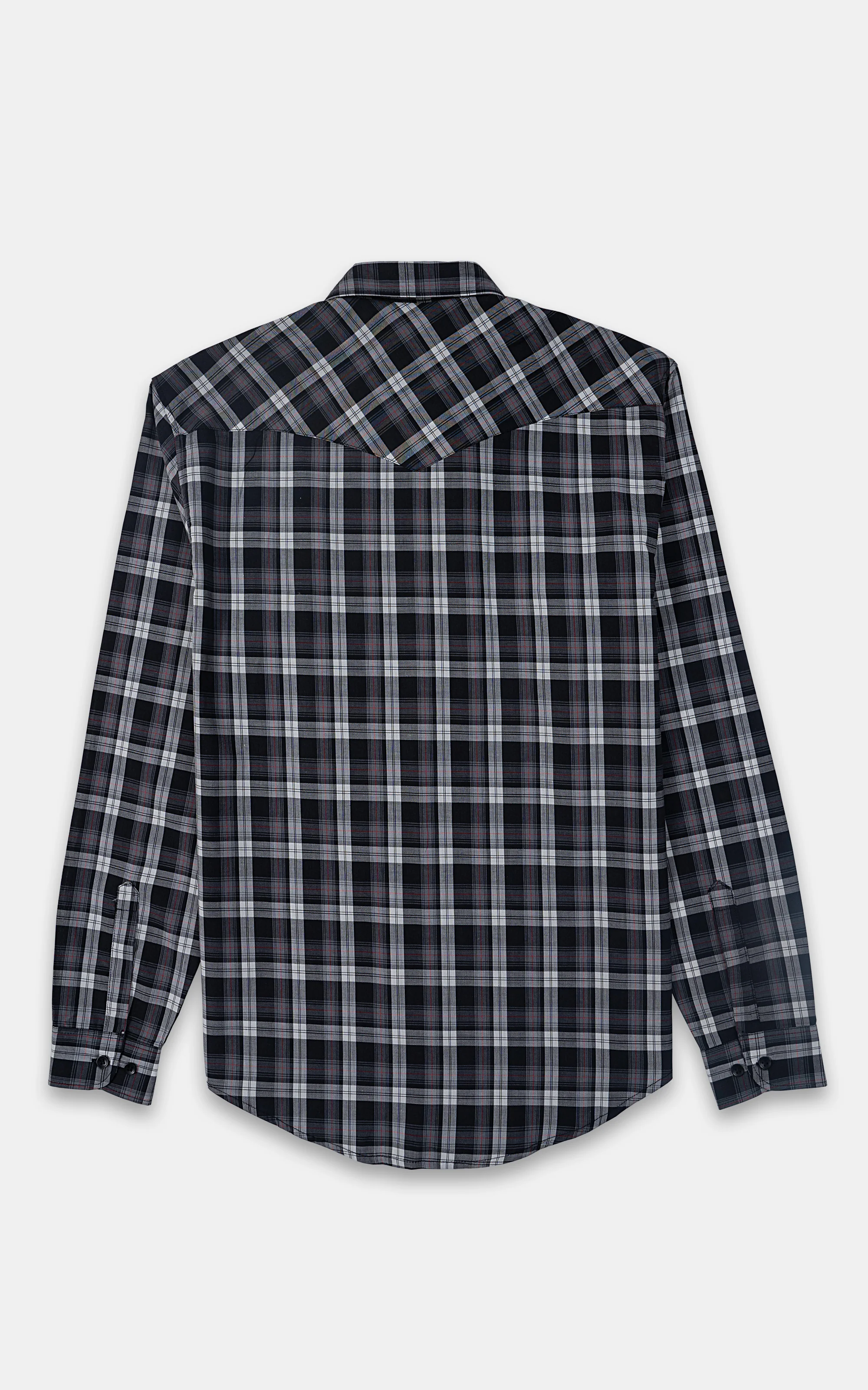 CASUAL SHIRT BLACK GREY - Image 2