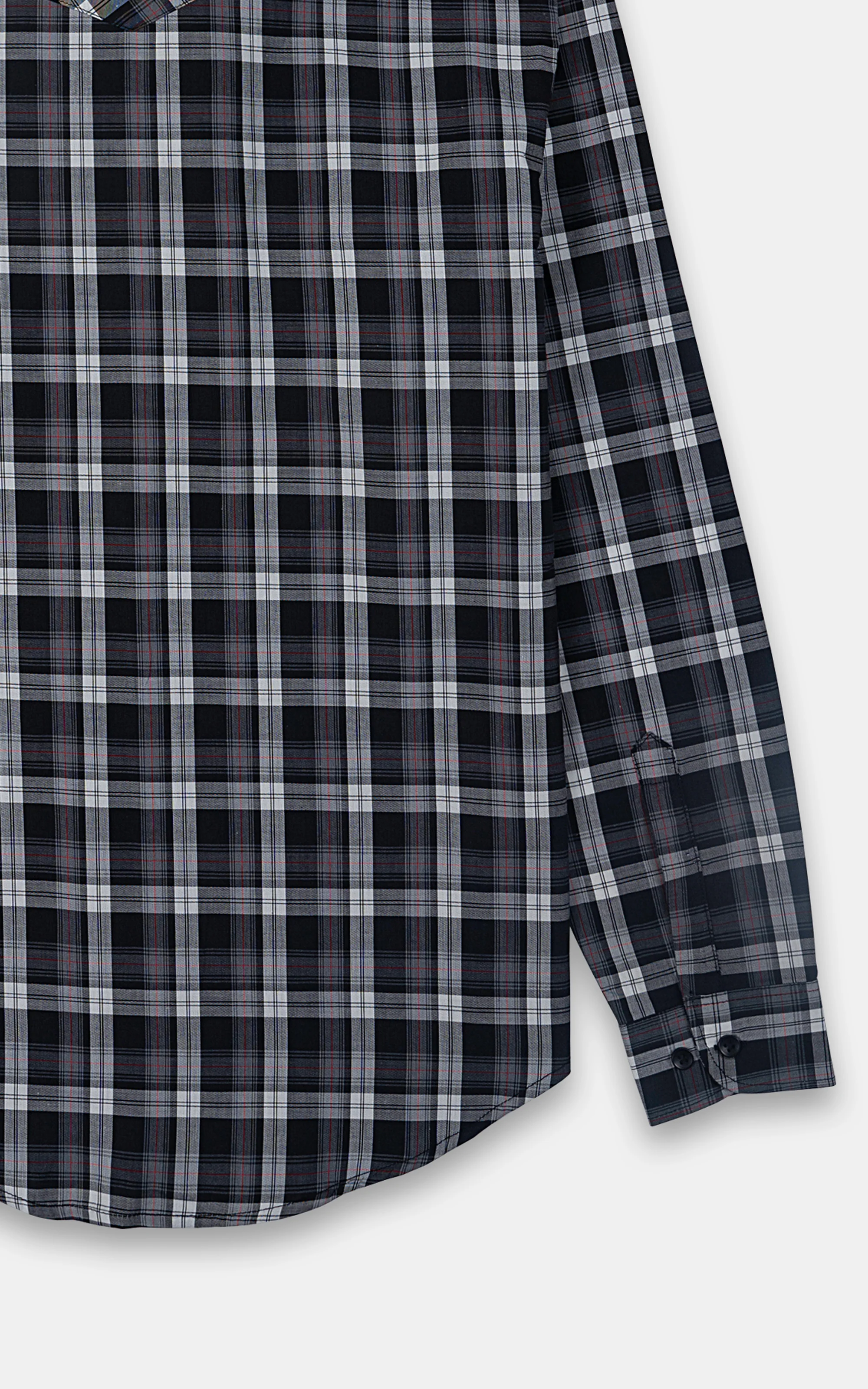 CASUAL SHIRT BLACK GREY - Image 4