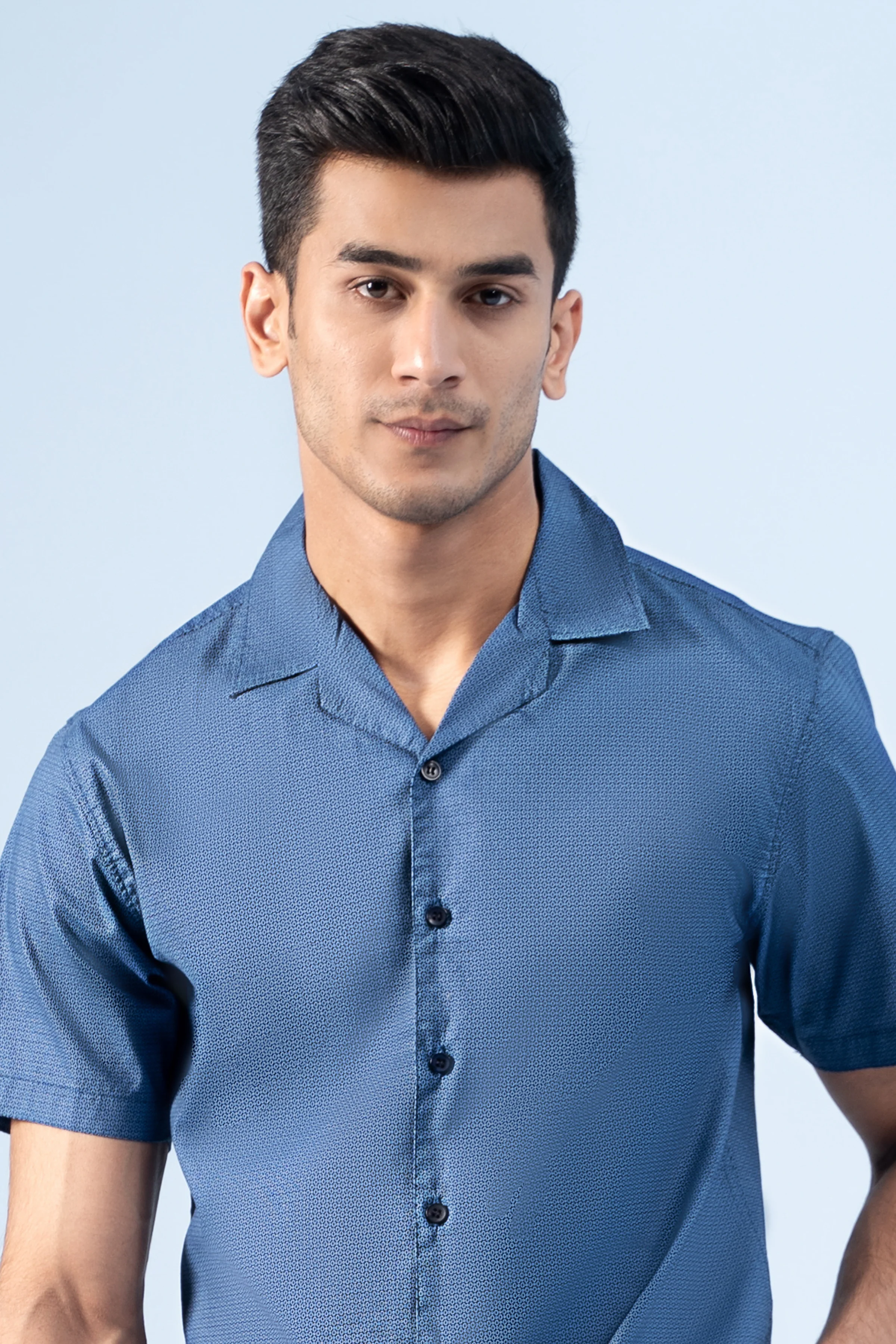CASUAL SHIRT BLUE - Image 4