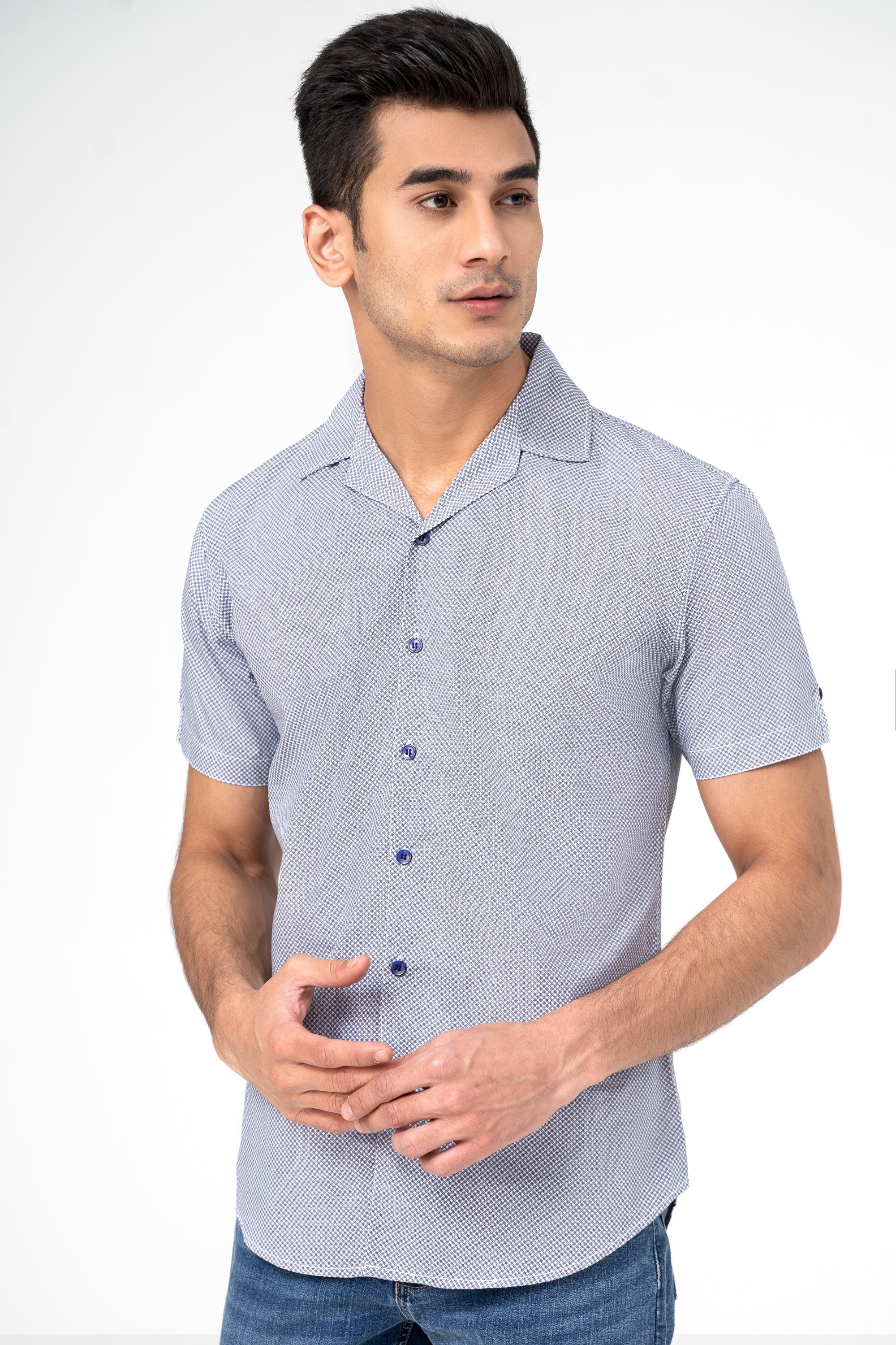 CASUAL SHIRT BLUE - Image 2