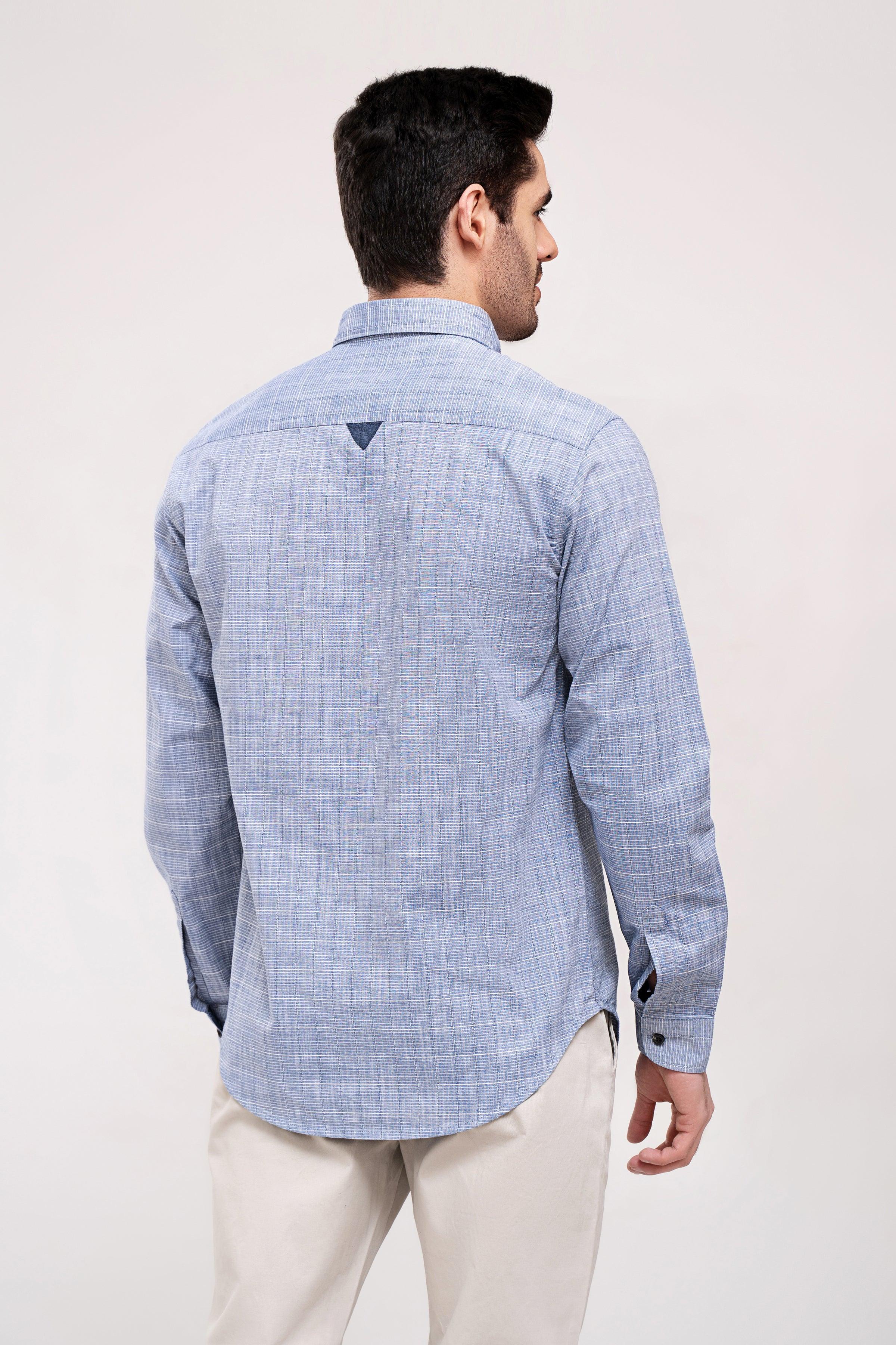 CASUAL SHIRT BLUE - Image 2