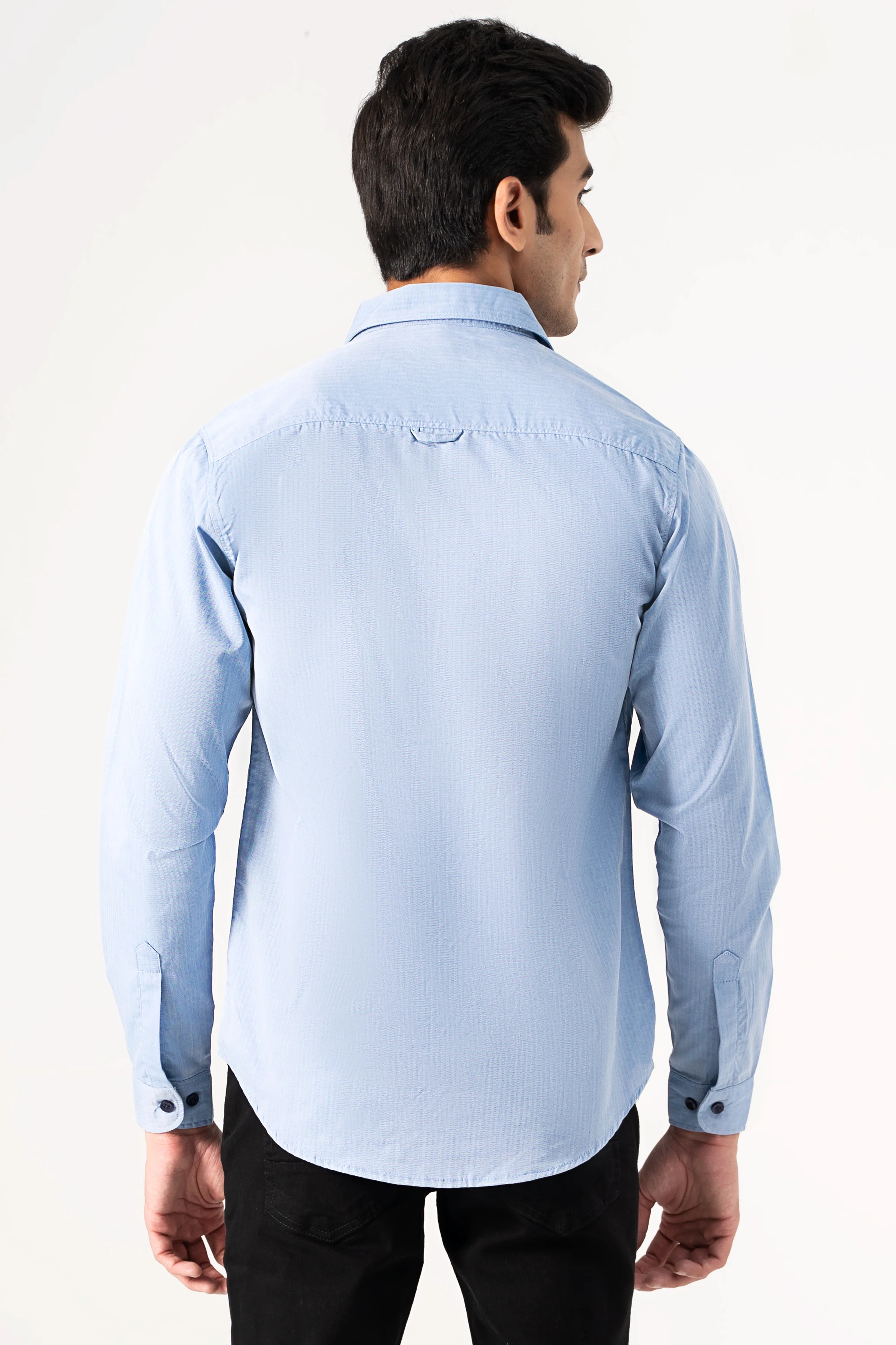 CASUAL SHIRT BLUE - Image 4