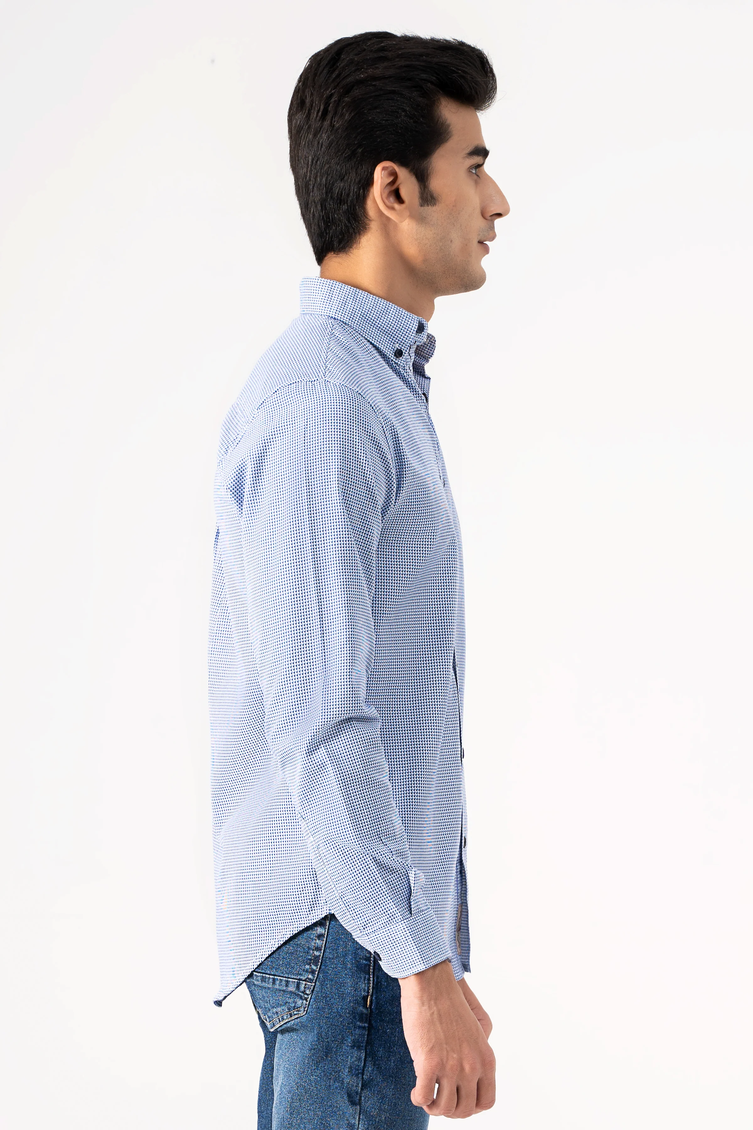 CASUAL SHIRT BLUE - Image 3