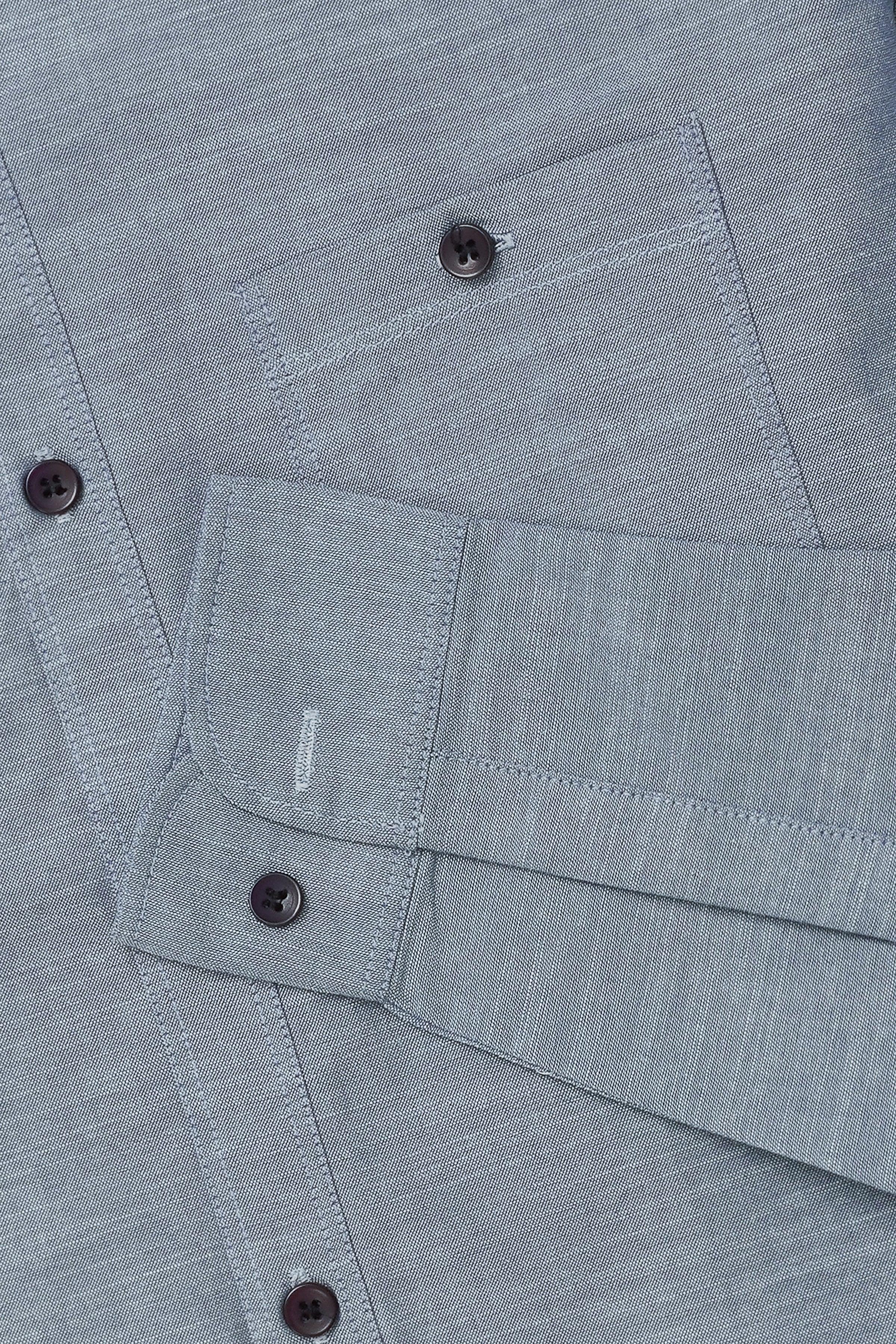 CASUAL SHIRT BLUE - Image 3