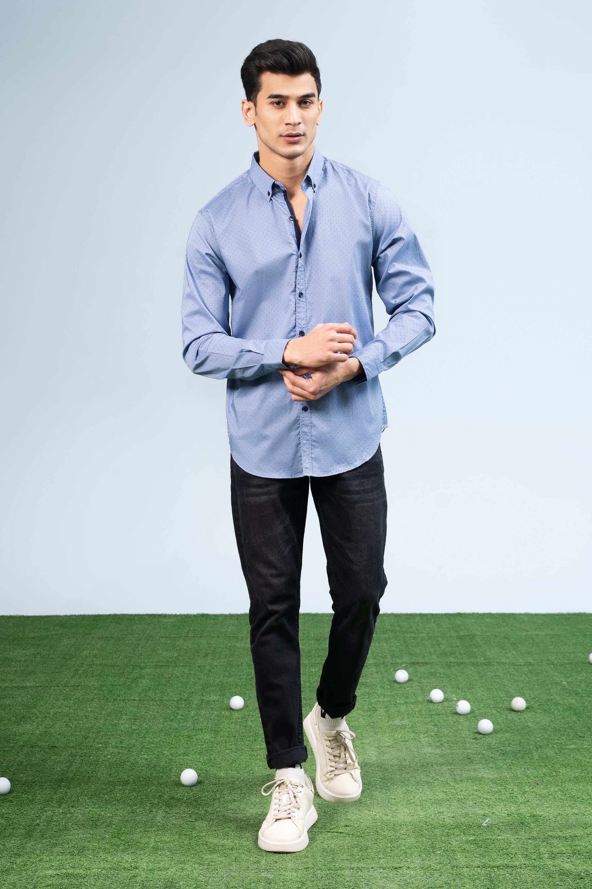 CASUAL SHIRT BLUE