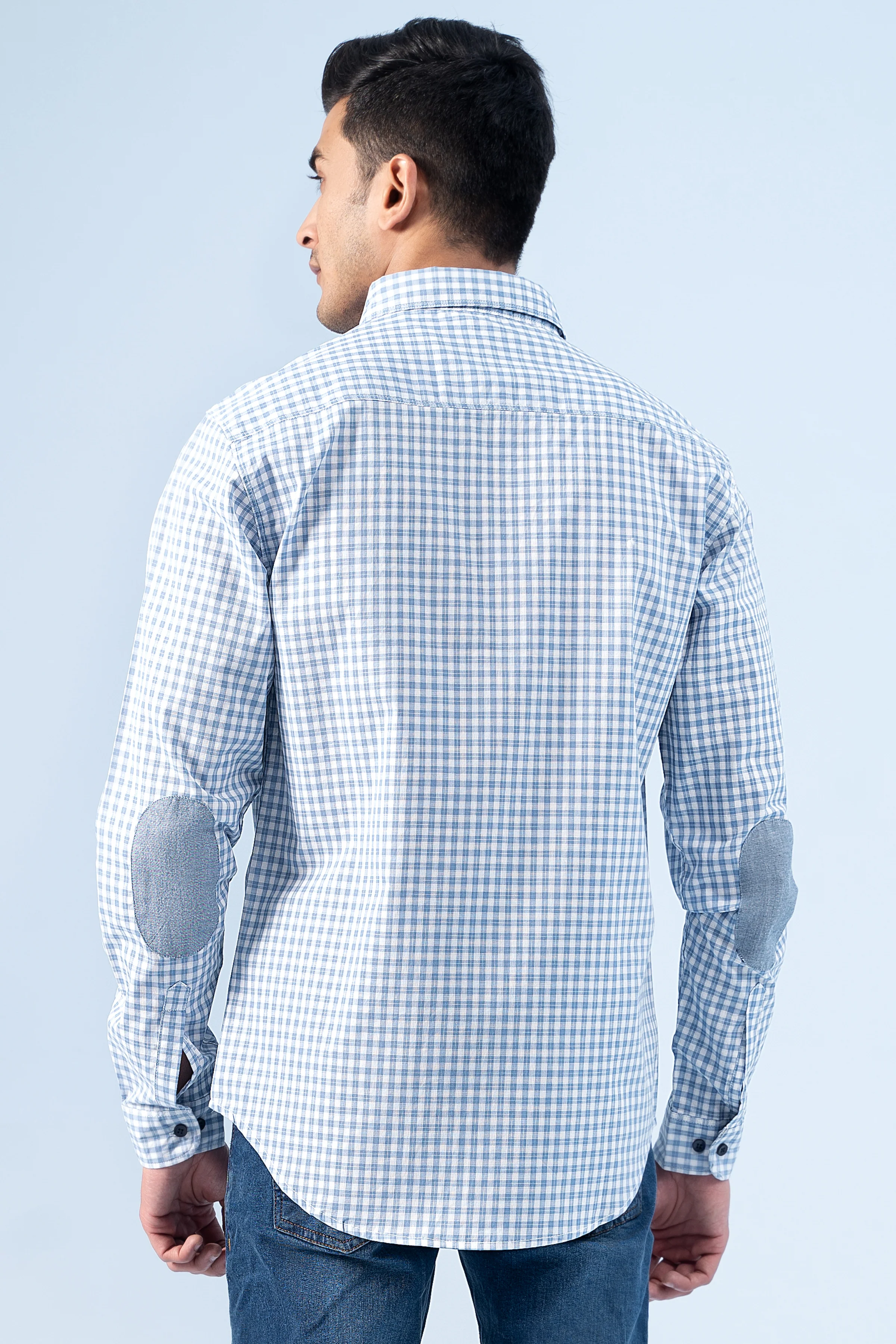 CASUAL SHIRT BLUE CHECK - Image 3