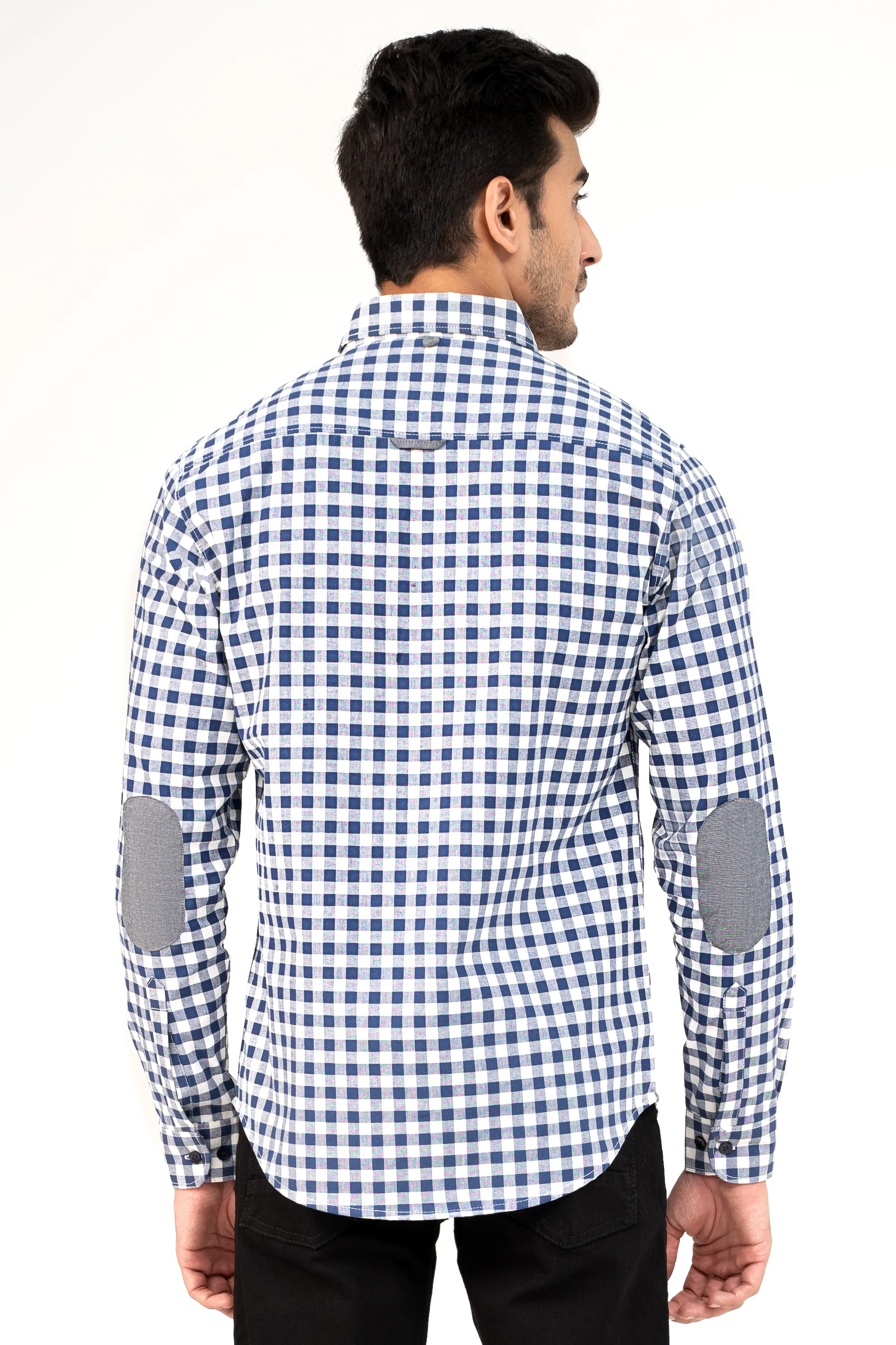CASUAL SHIRT BLUE CHECK - Image 4
