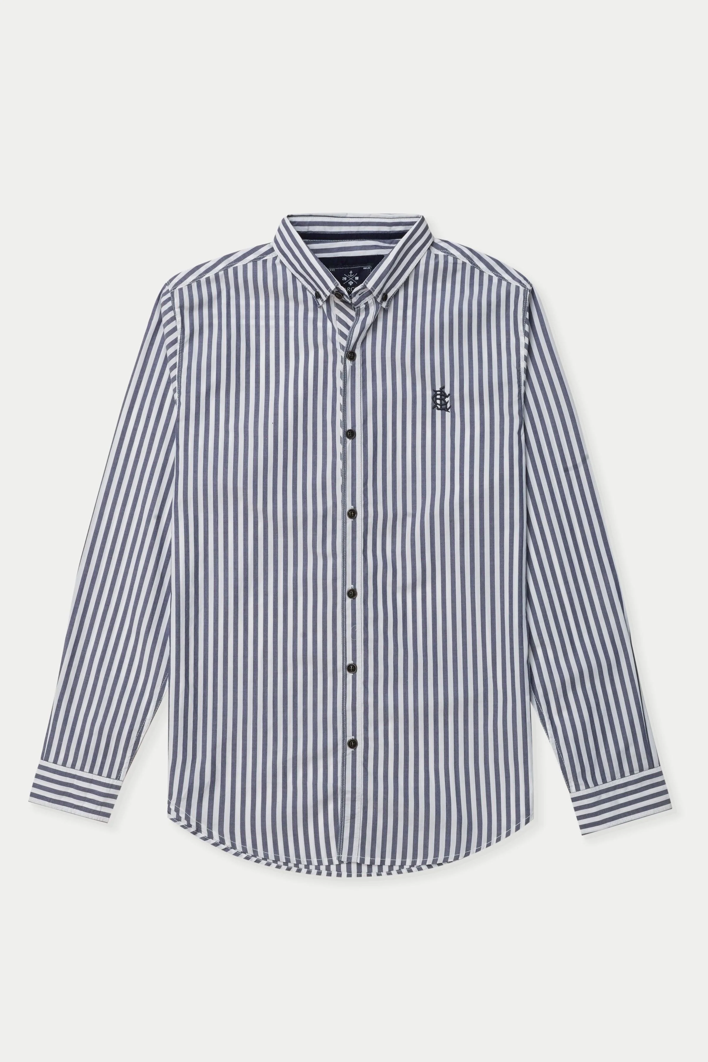 CASUAL SHIRT BLUE WHITE