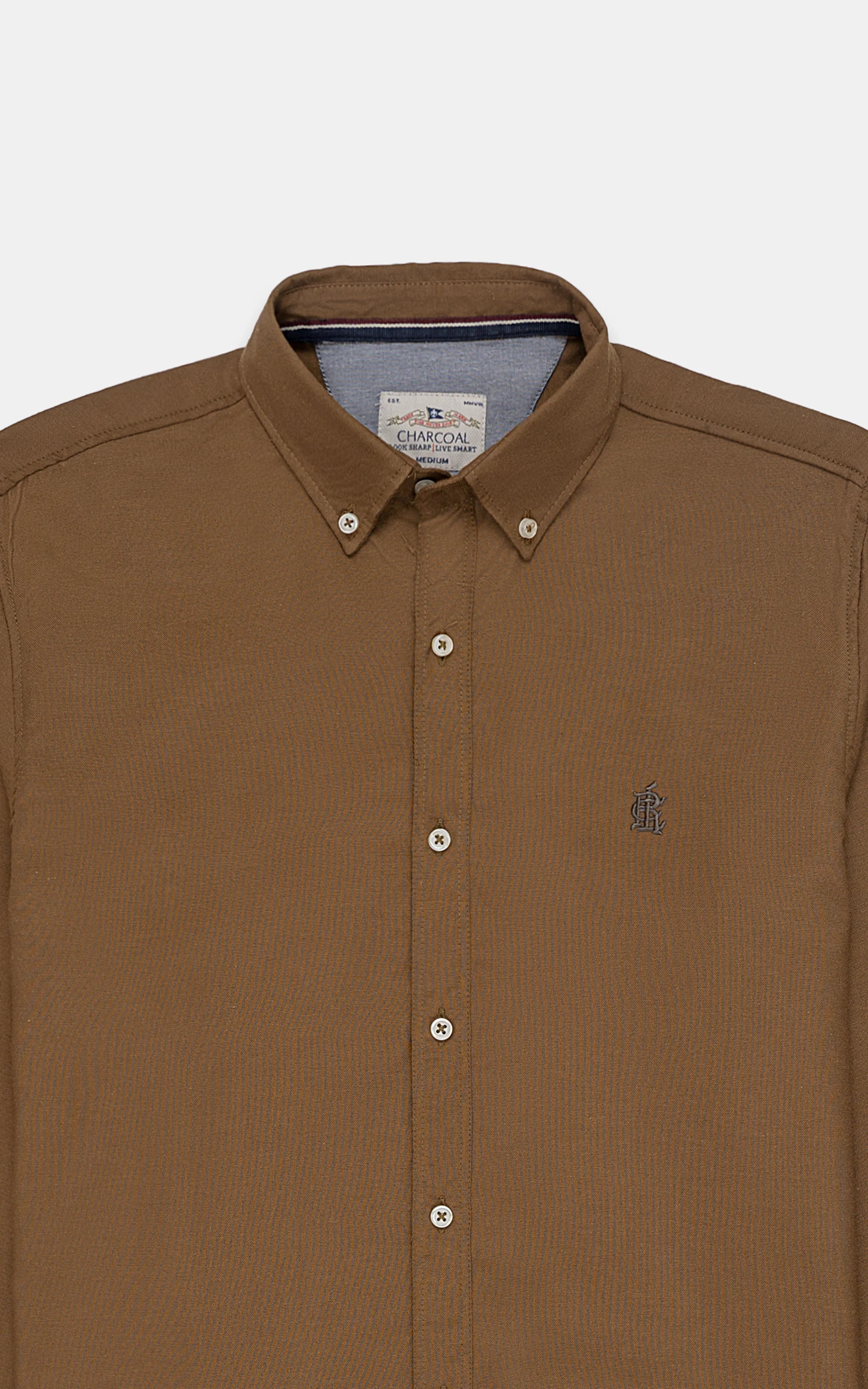 CASUAL SHIRT BROWN - Image 2